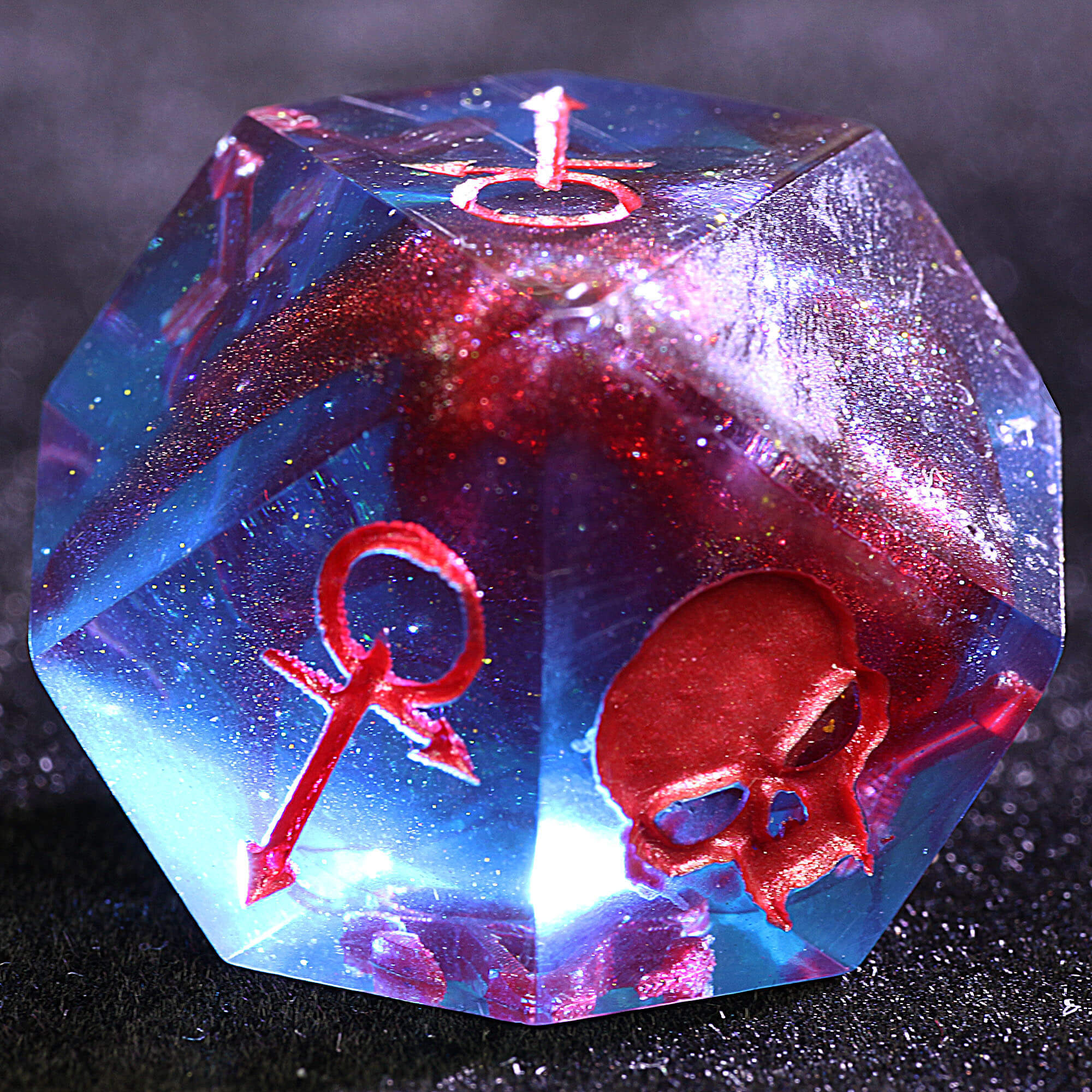 15 Polyhedral Resin Anarch WoD VtM Set Dice Iconoclast Gamble - Dice of Dragons