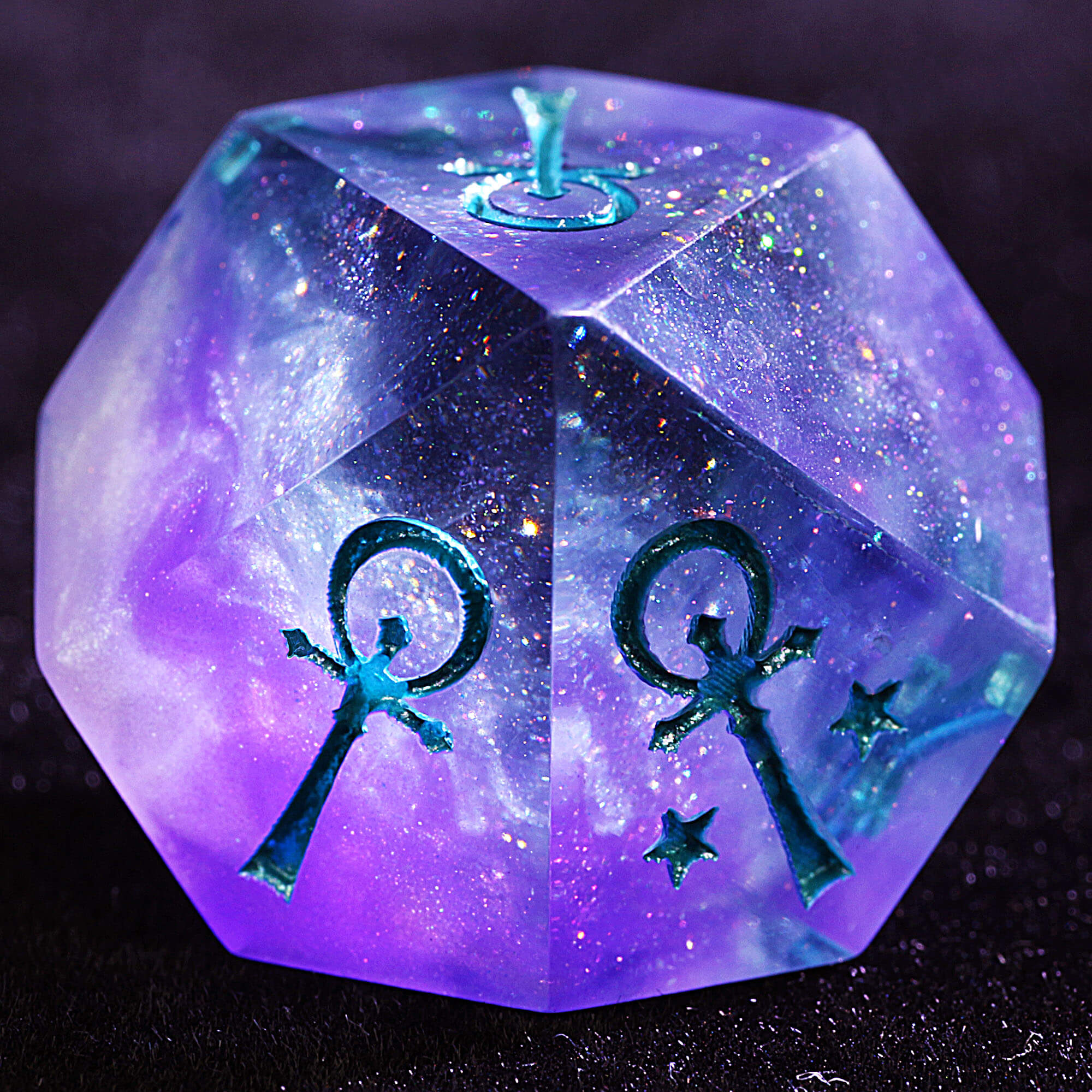 15 Polyhedral Resin Camarilla Set Dice WoD VtM The Chalice - Dice of Dragons