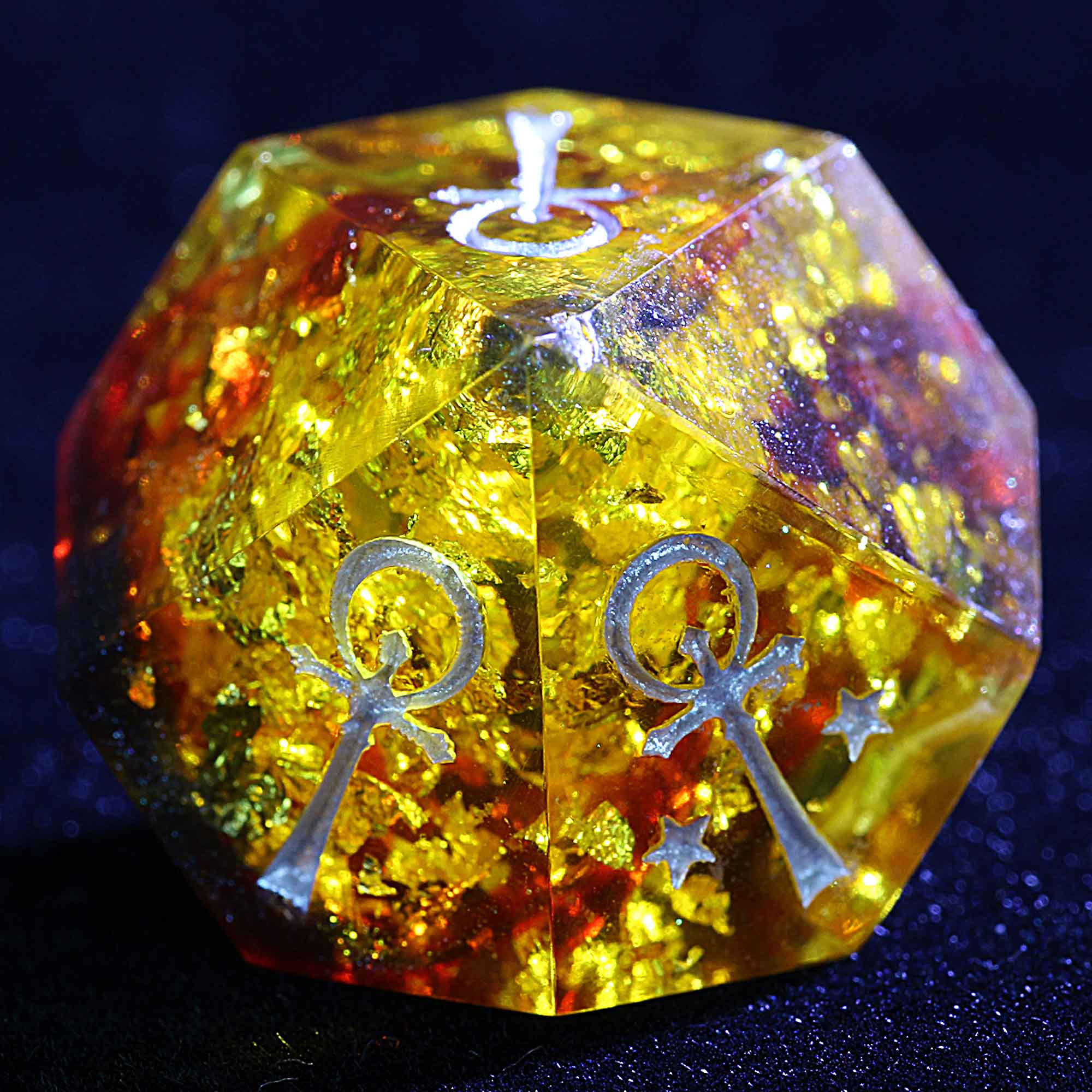 15 Polyhedral Resin Camarilla VtM Dice Set WoD Elders Crimson Pact