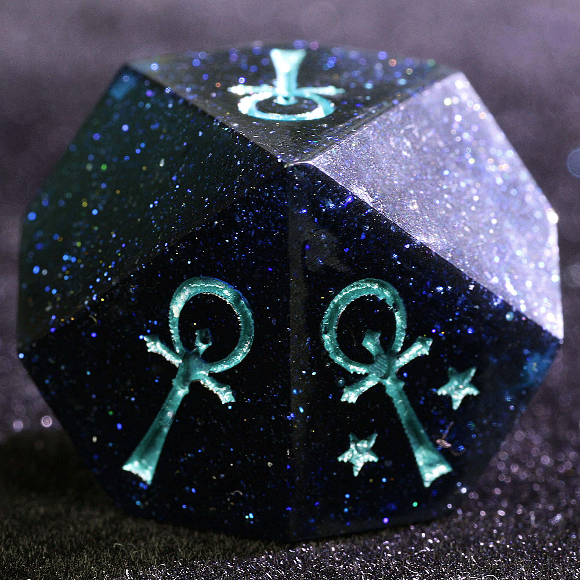 15 Polyhedral Resin Camarilla Sets Dice WoD VtM Midnight Council - Dice of Dragons