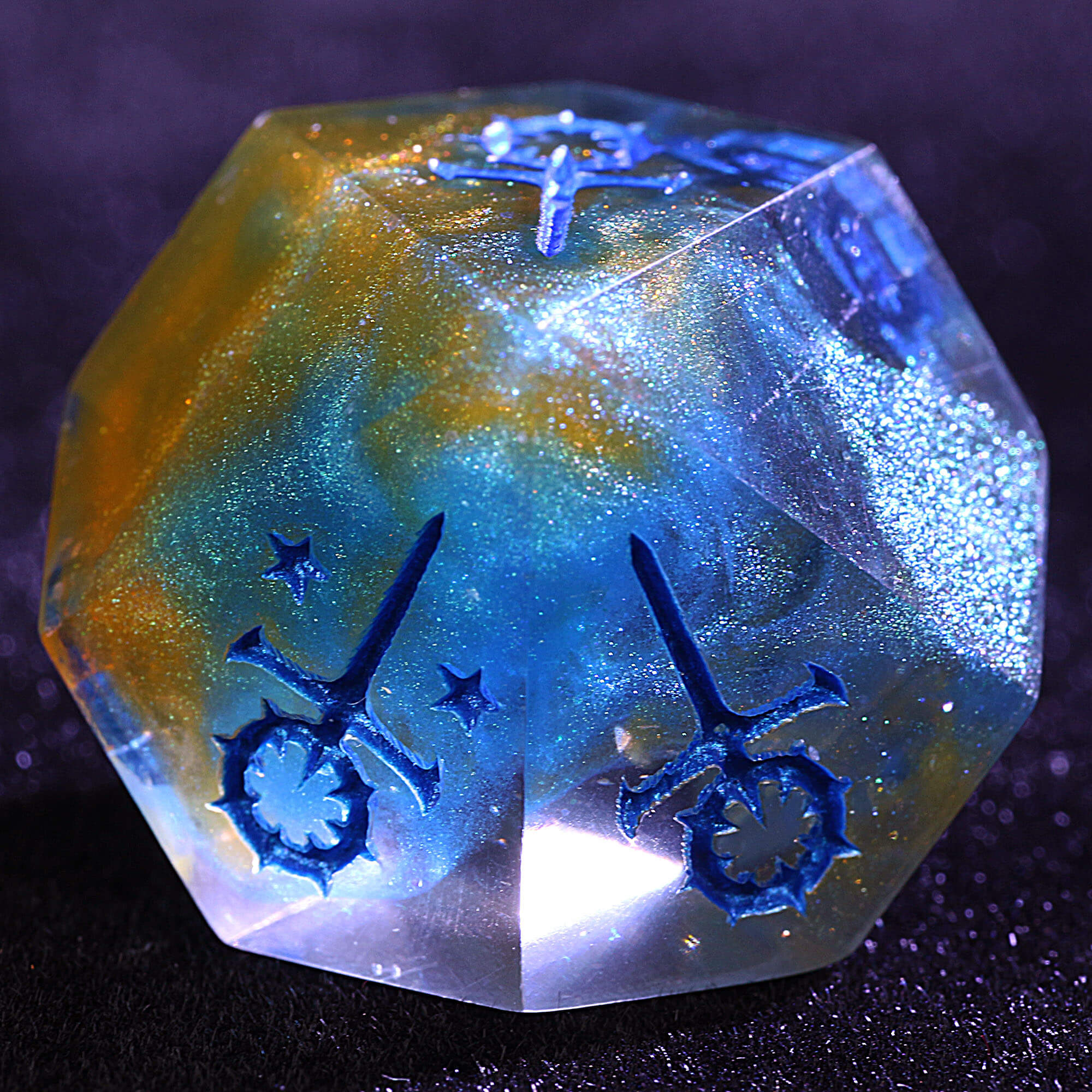 15 Polyhedral Resin Sabbat Dice Set VtM WoD Pandemonium - Dice of Dragons