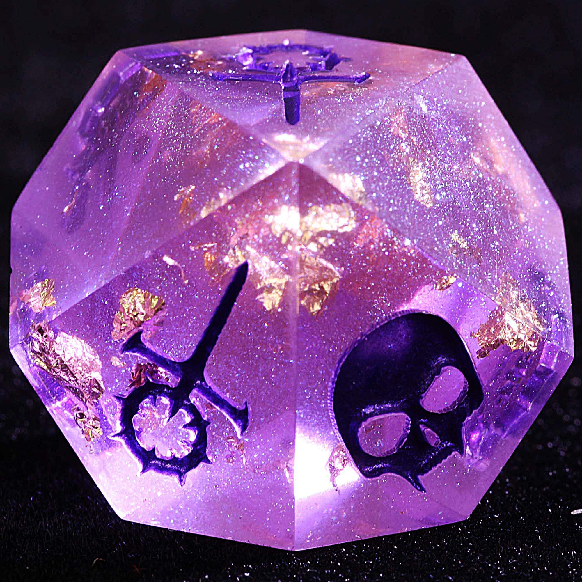 15 Polyhedral Resin Sabbat Set WoD VtM Dice Rapturous Void