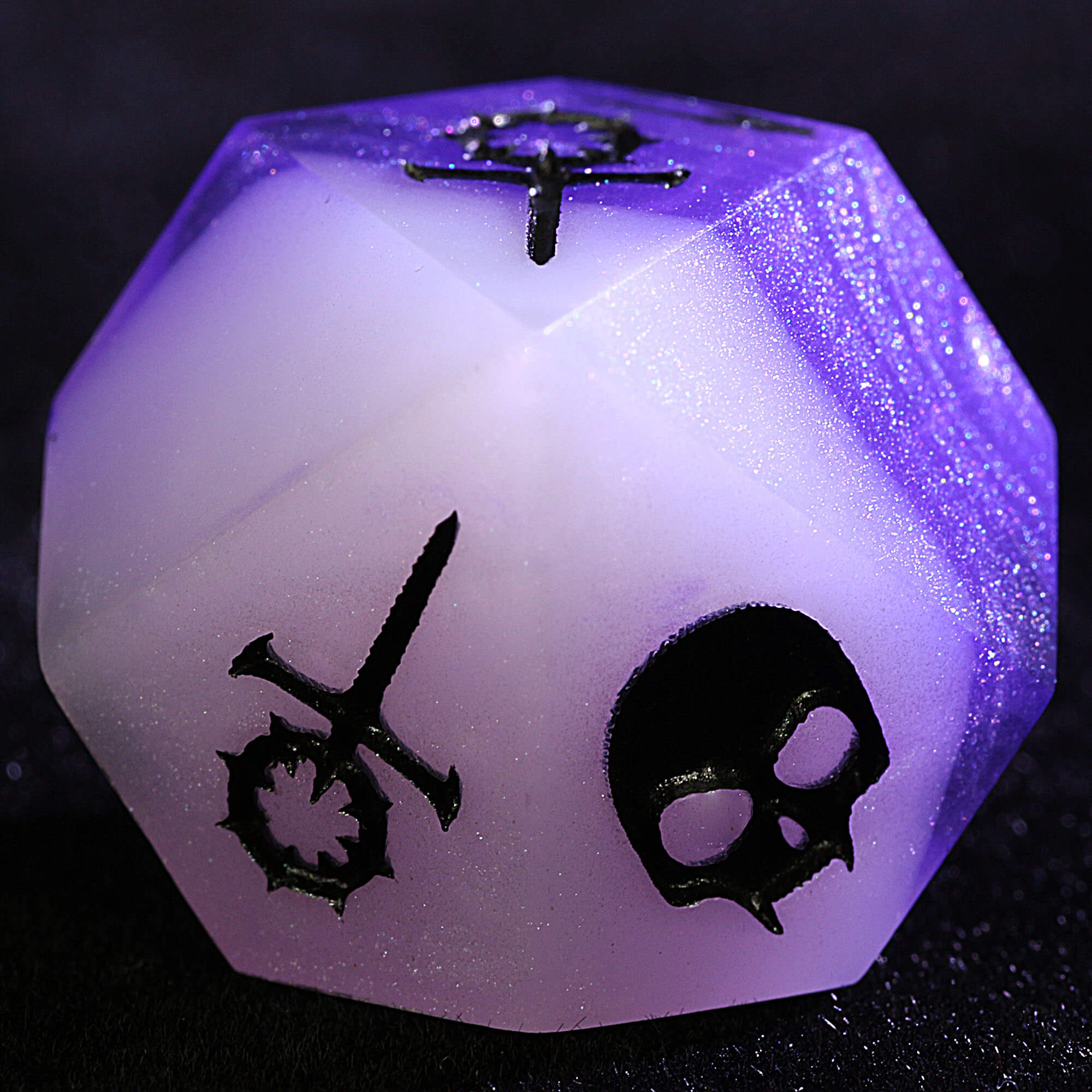 15 Polyhedral Resin Sabbat VtM Dice Sets WoD Lily and Rot - Dice of Dragons