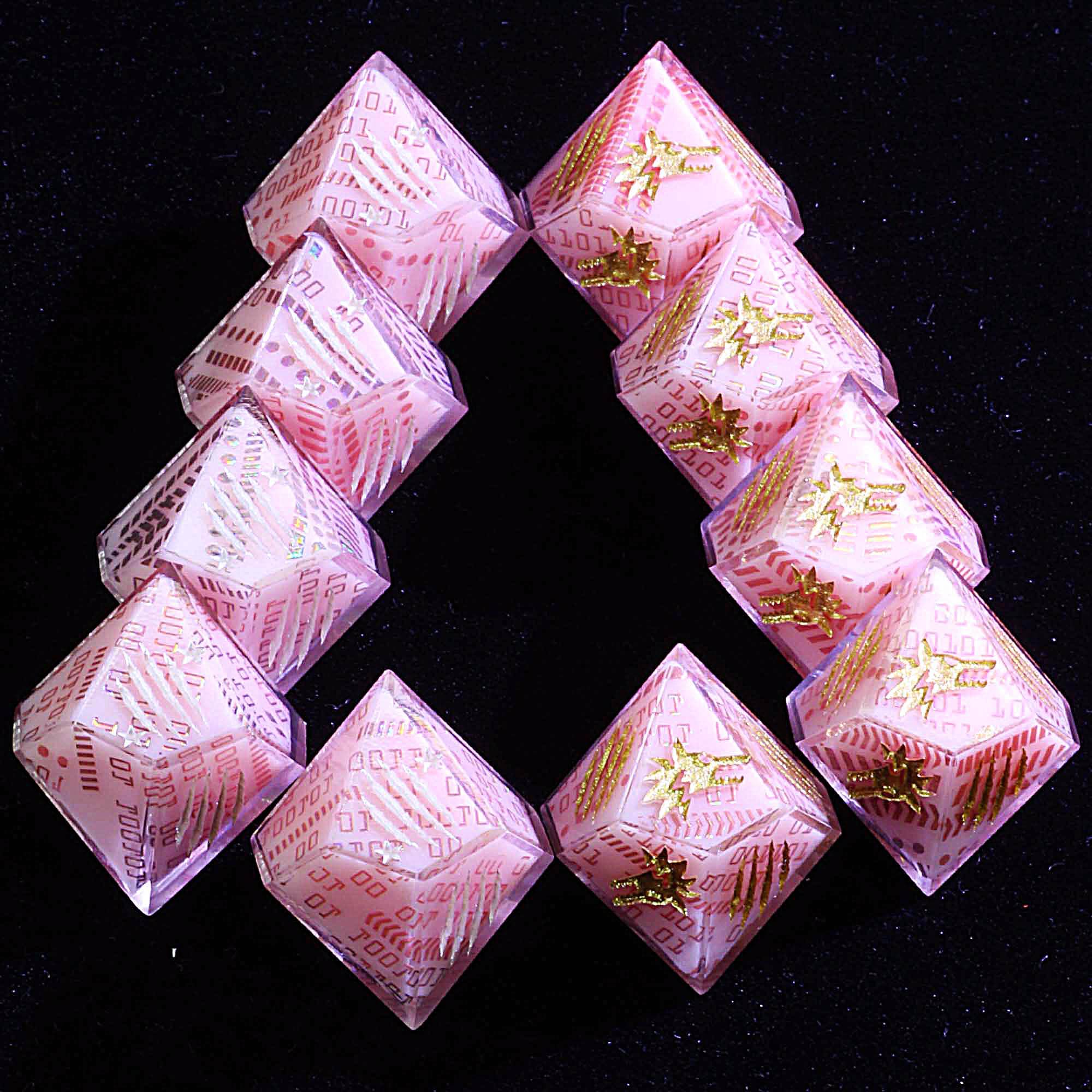 15 Polyhedral Resin WoD Dice Sets WtA Data
