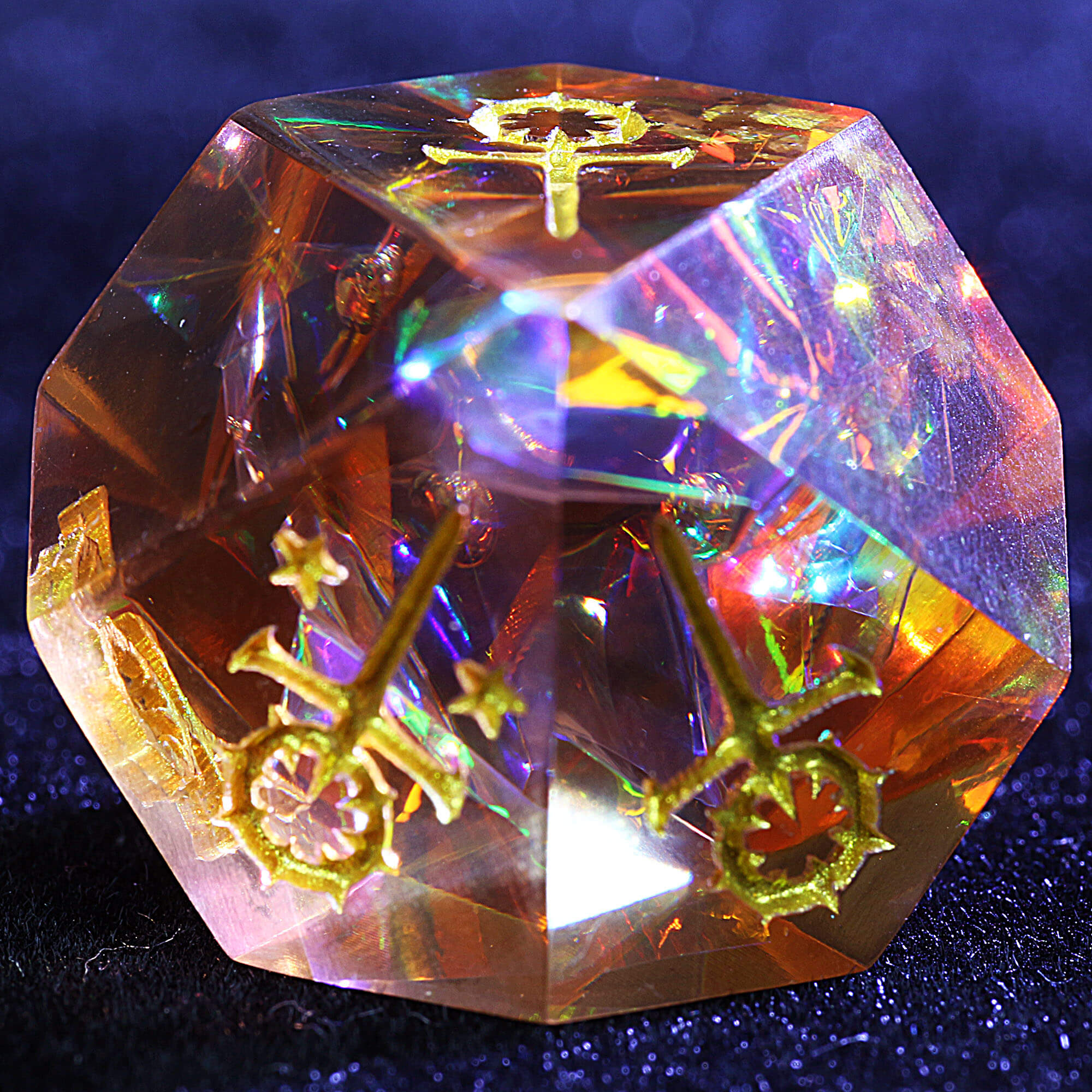 15 Polyhedral Resin Sabbat WoD Set of Dice VtM The Crucible - Dice of Dragons