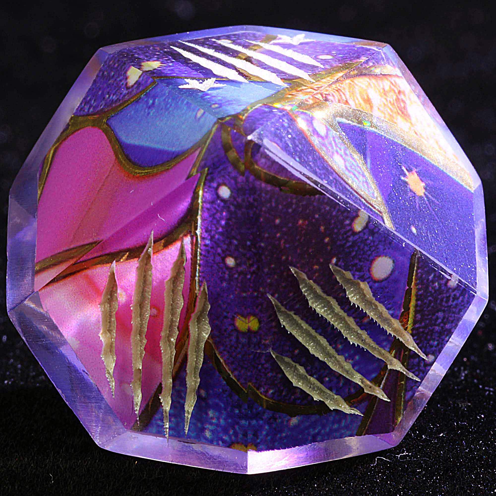 15 Polyhedral Resin WtA Dice Sets WoD Dreamy Star River - Dice of Dragons