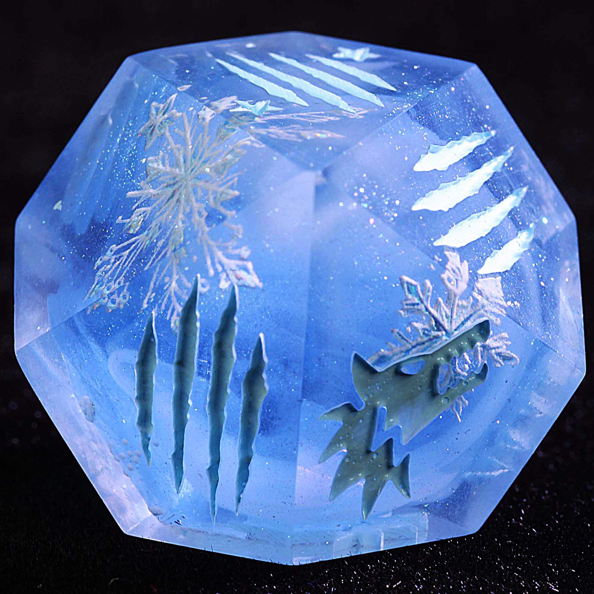 15 Polyhedral Resin WtA Set Dice WoD Frozen World