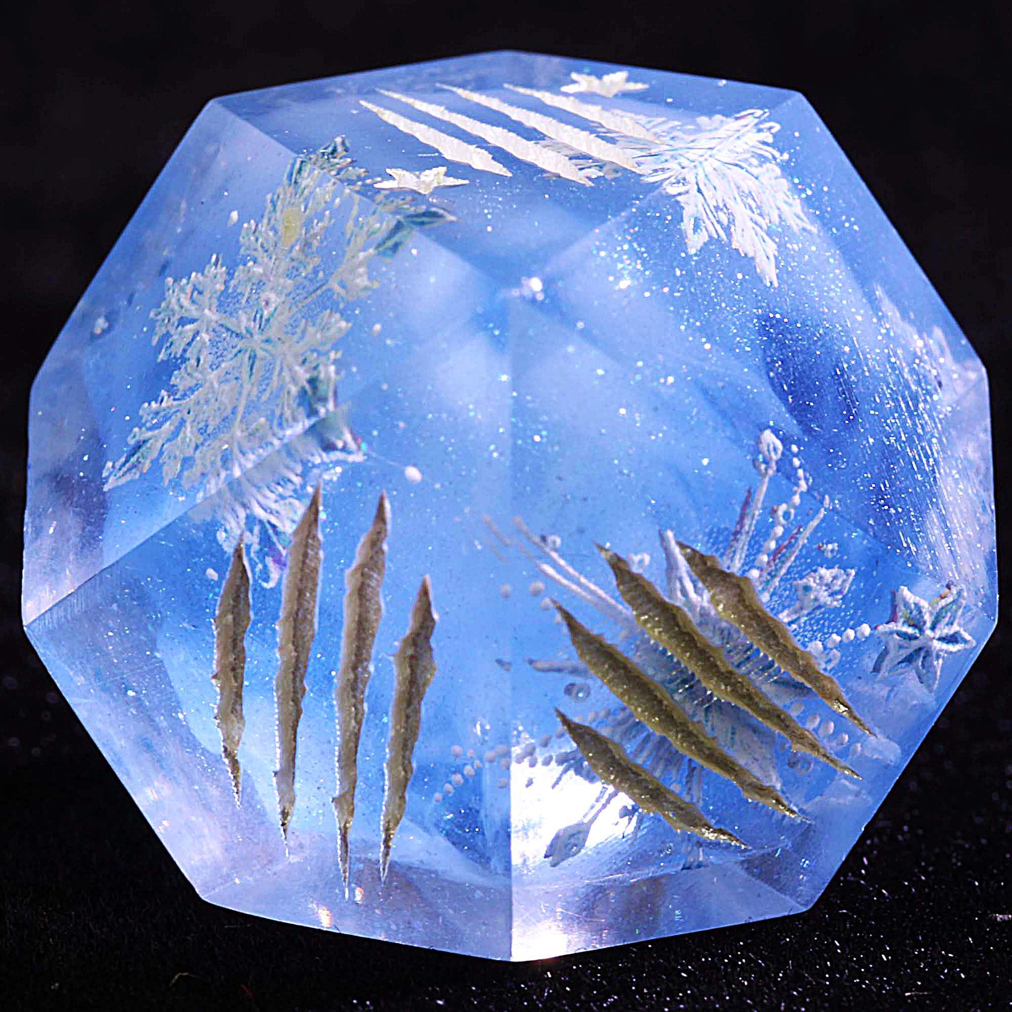 15 Polyhedral Resin WtA Set Dice WoD Frozen World