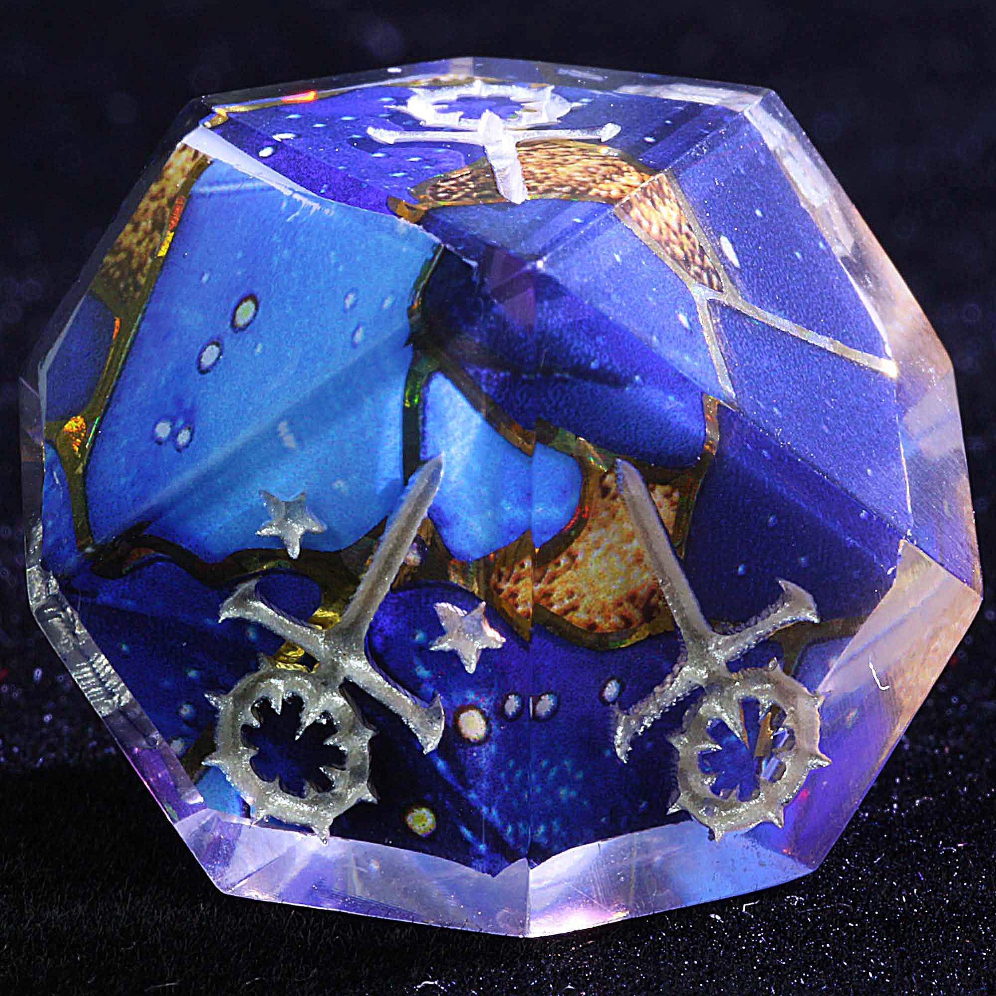 15 Polyhedral Sabbat Dice VtM Sets WoD Starlit Sky - Dice of Dragons