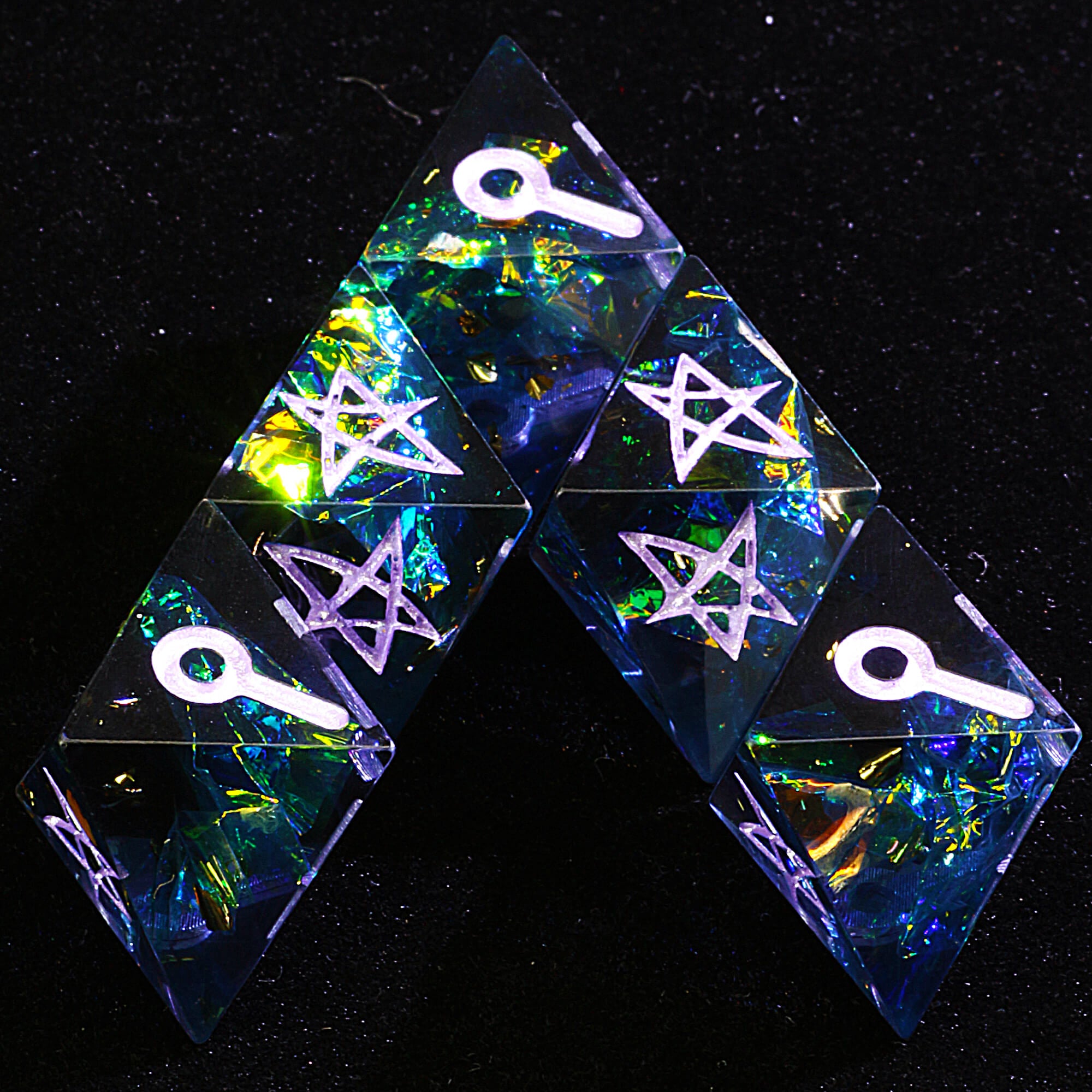 5 Polyhedral Resin Dice Set MoM Mansions of Madness Shadow Pact