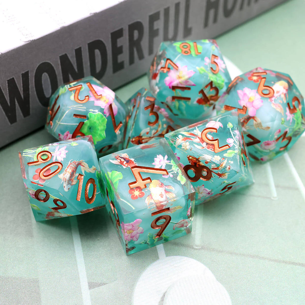 Set di Dadi Poliedrici 7 Pezzi, Accessori per Giochi da Tavolo, Dadi D4 Set di Dadi Poliedrici 7 Pezzi, Accessori per Giochi da Tavolo, Dadi D4