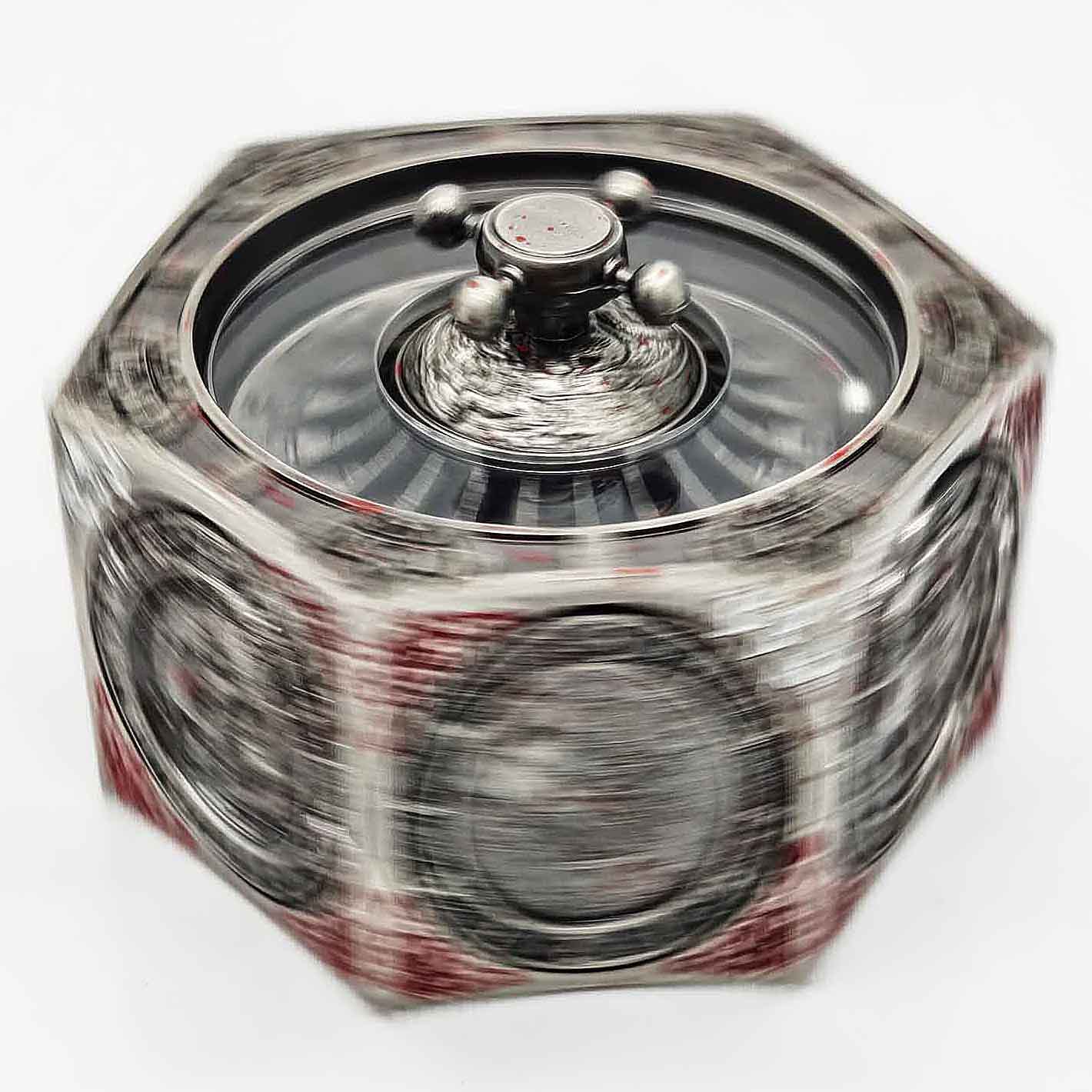 7 in 1 Odin and the Raven Bat Cthulhu Dragon Metal DnD Roulette Wheel Dice 8-sided - Dice of Dragons