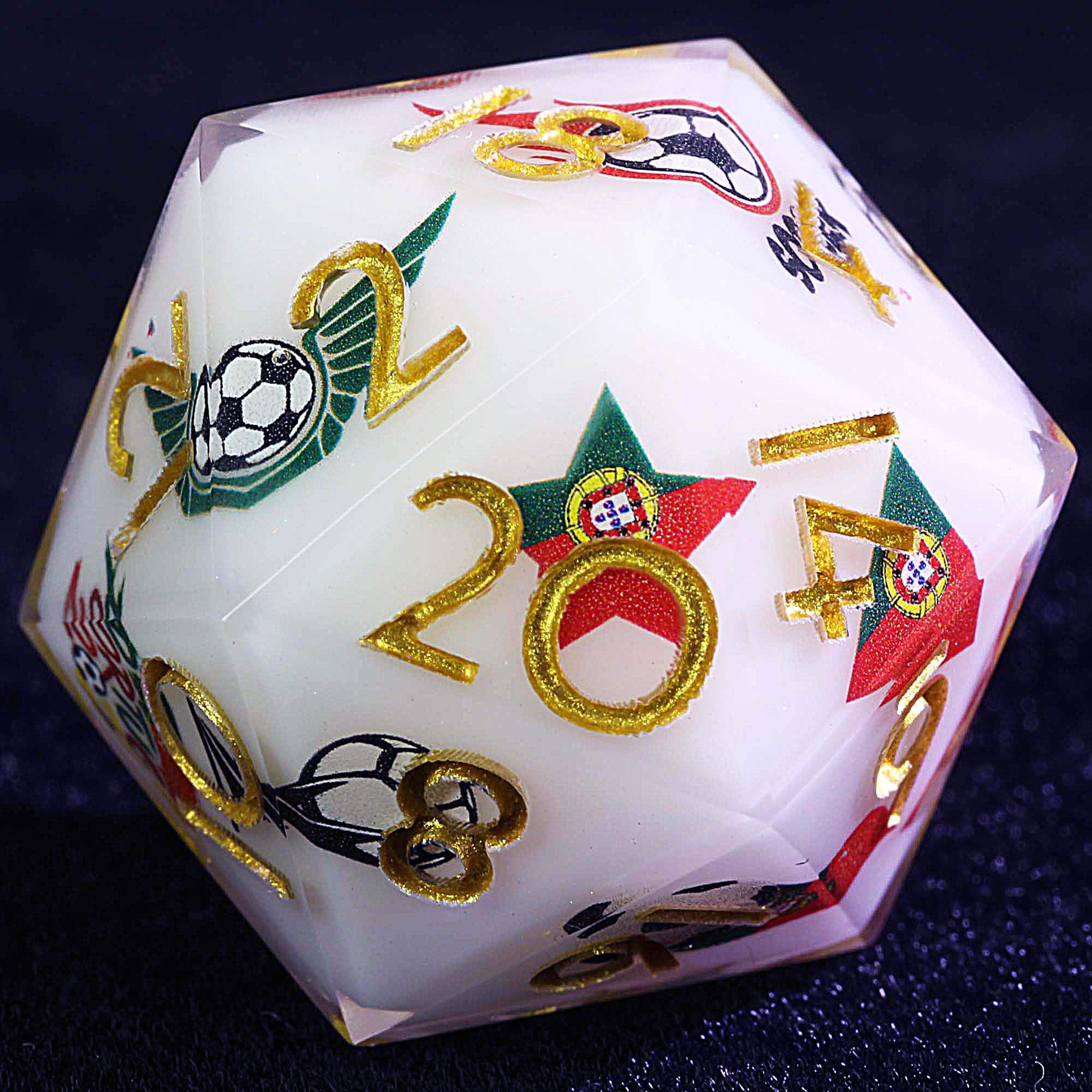 9 Football Sets D and D Dice Soccer Portugal - Dice of Dragons