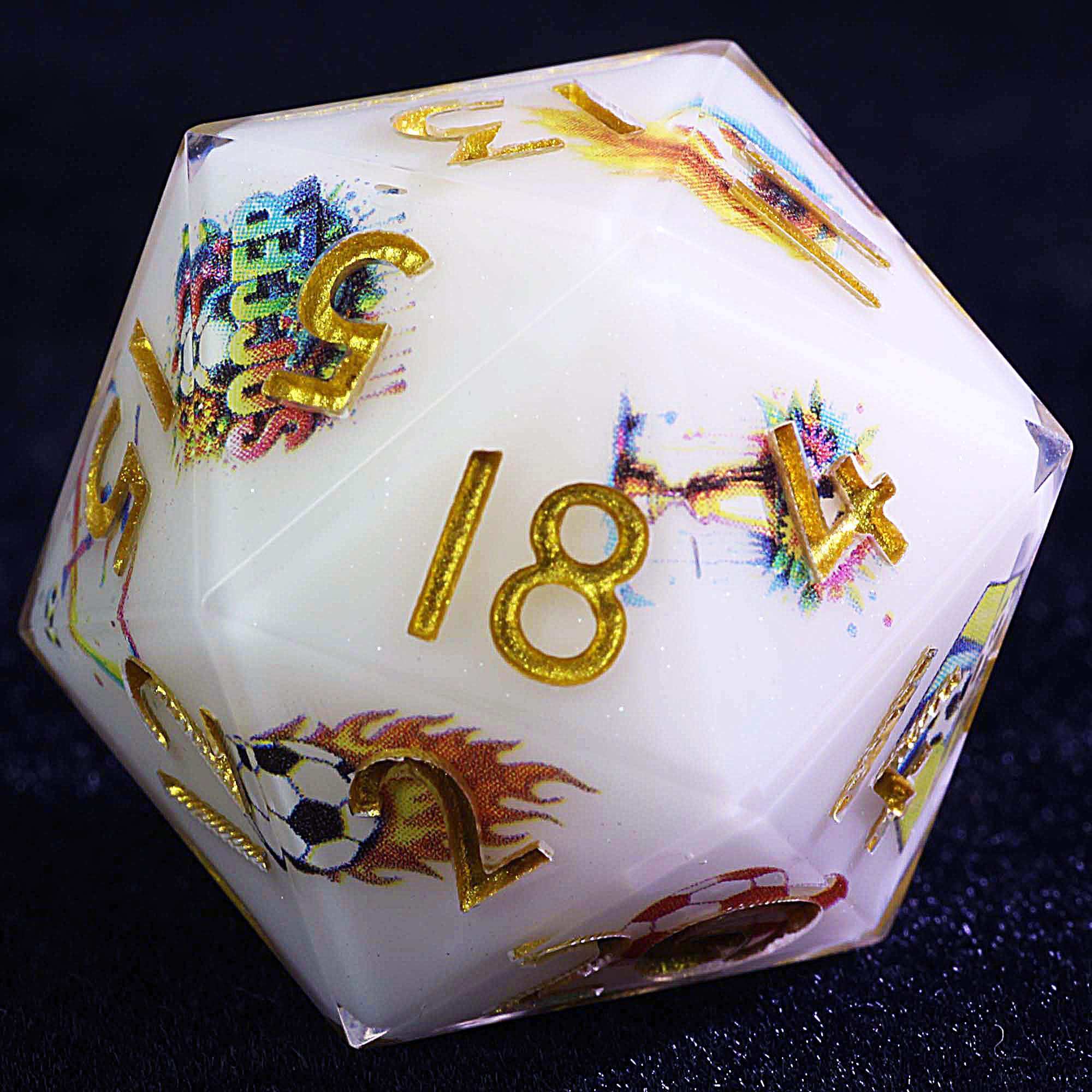 9 Football Sets DnD Dice Soccer Match Day - Dice of Dragons