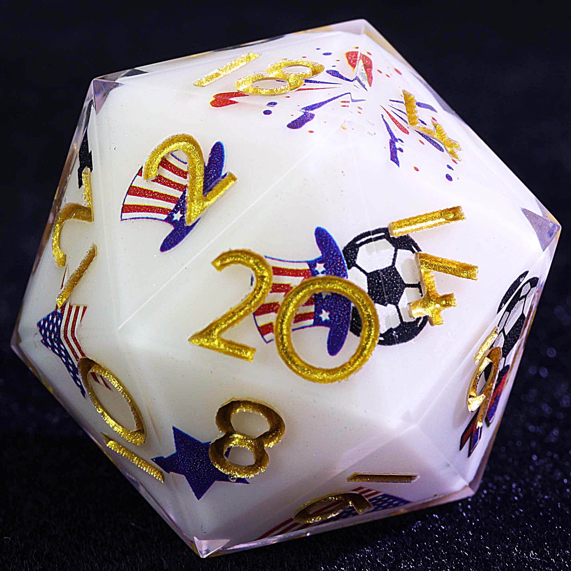 9 Football Sets of D and D Dice Soccer United States