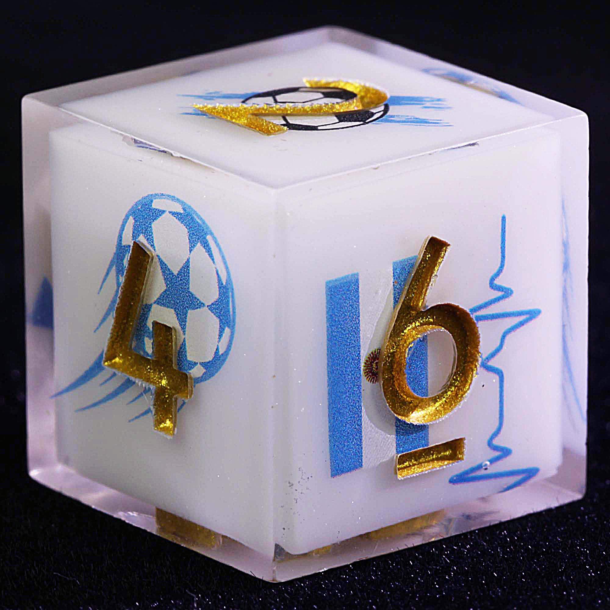 9 Football Sets of D&D Dice Soccer Argentina