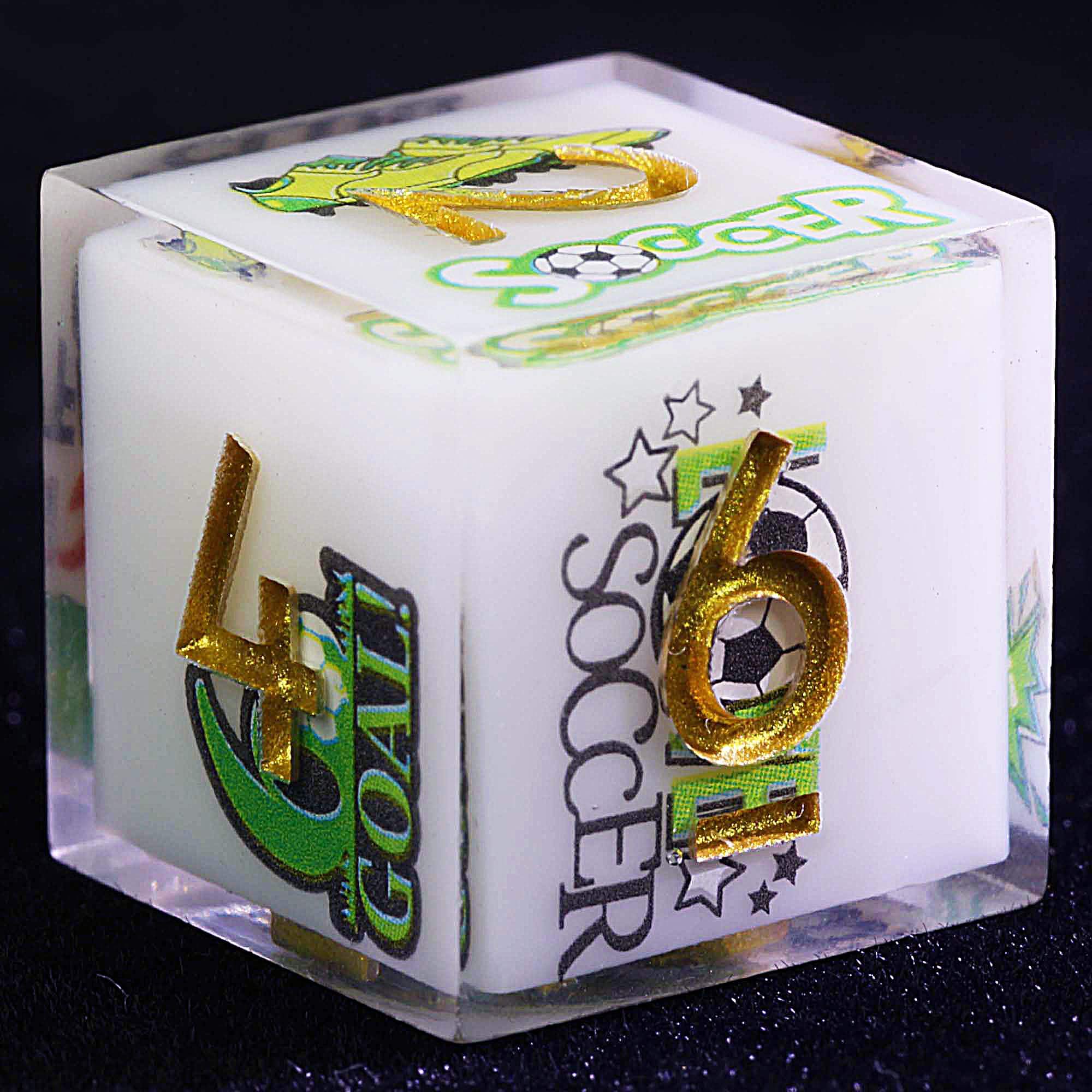 9 Football Sets of DnD Dice Soccer Stadium Flag