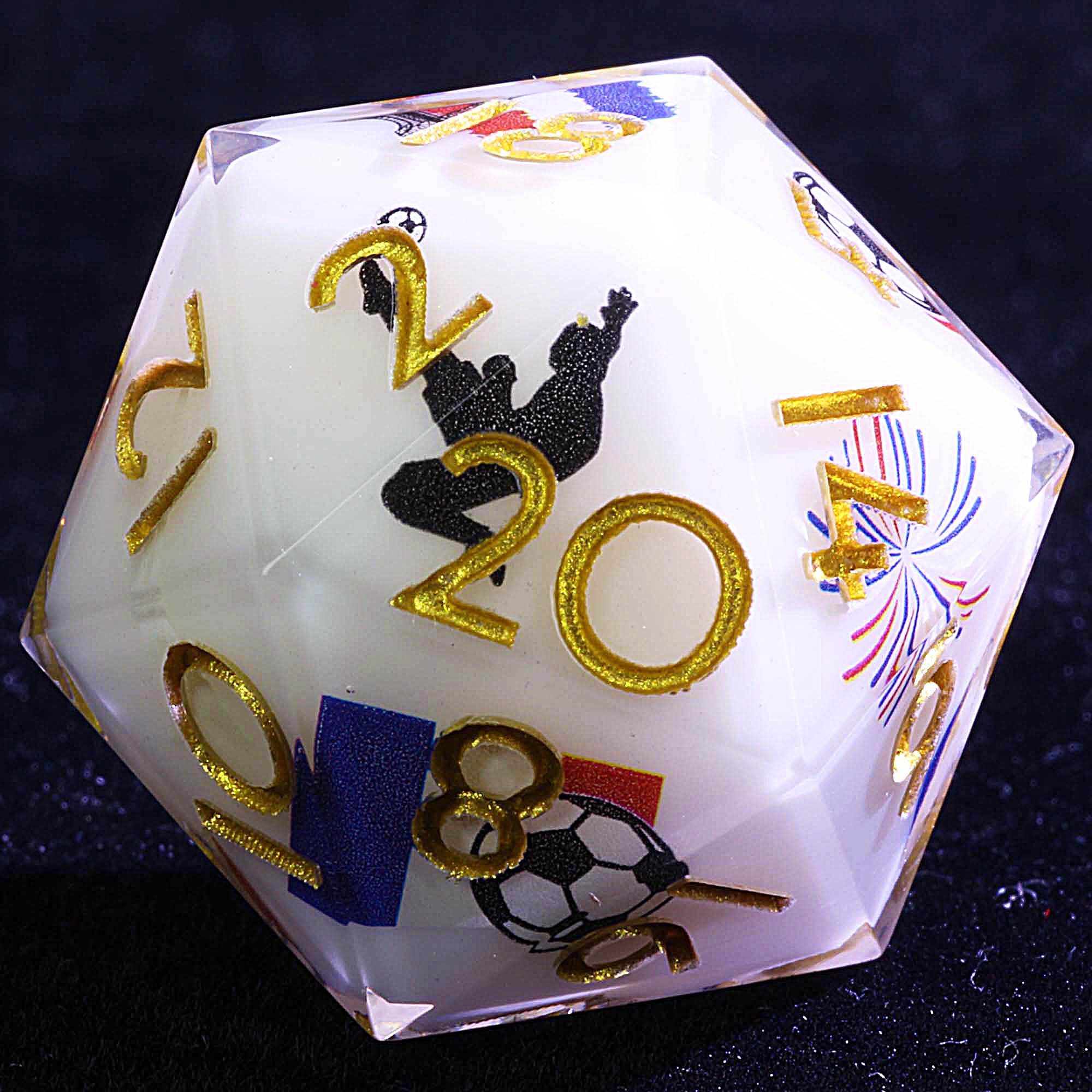 9 Football DD Dice Sets Soccer France - Dice of Dragons