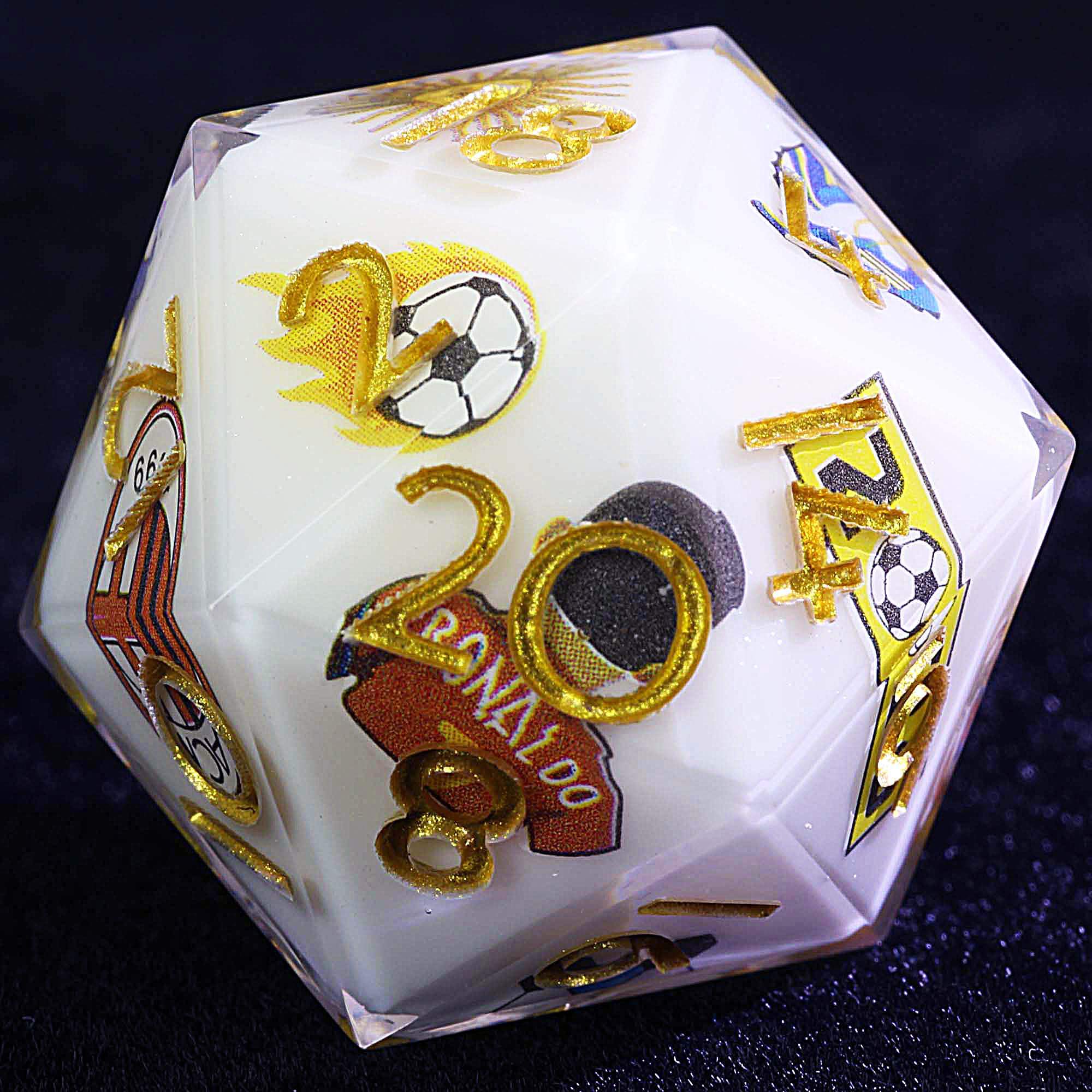 9 Football Dice Set D&D Soccer Team Kit - Dice of Dragons