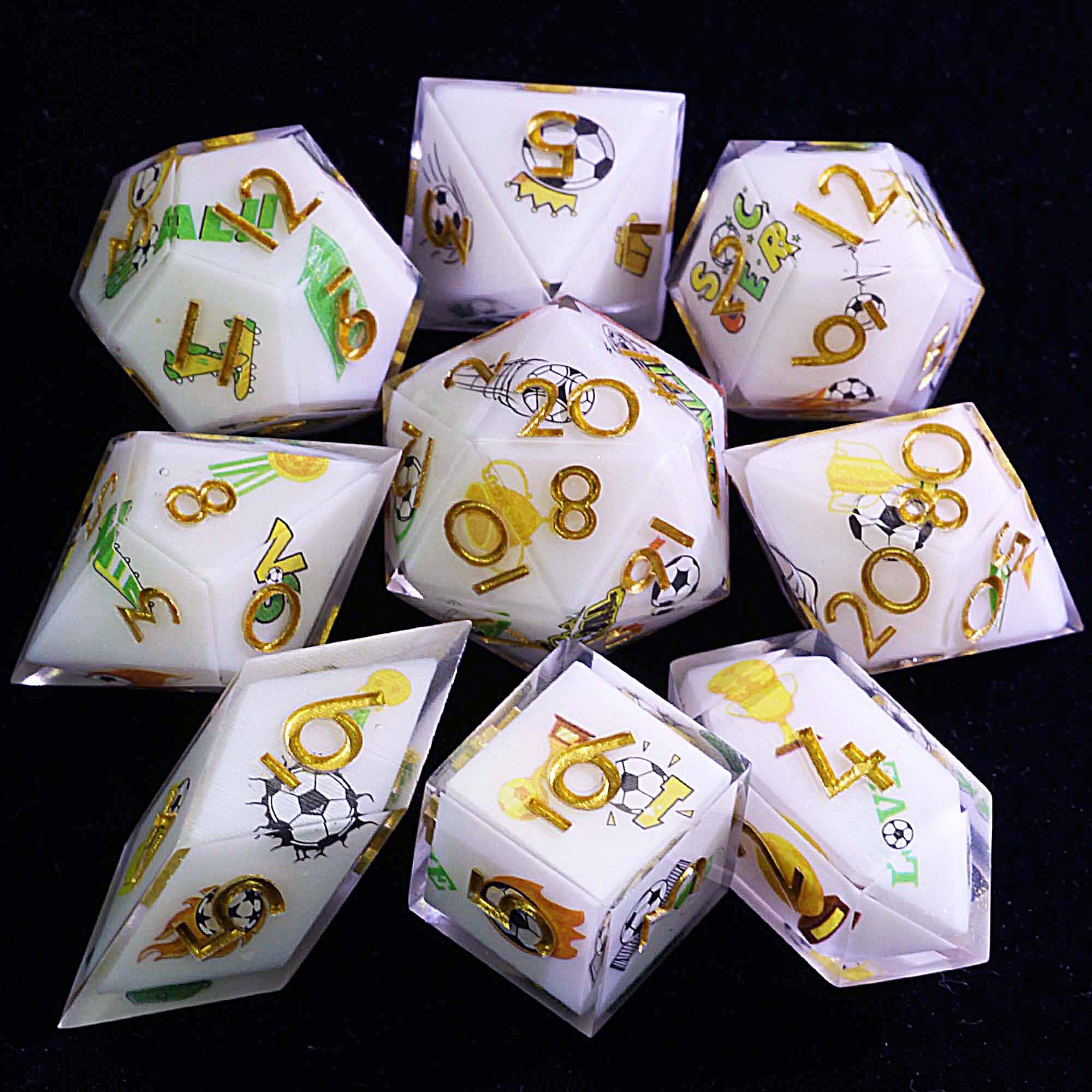 9 Football Sets of DD Dice Soccer Supporter Chant