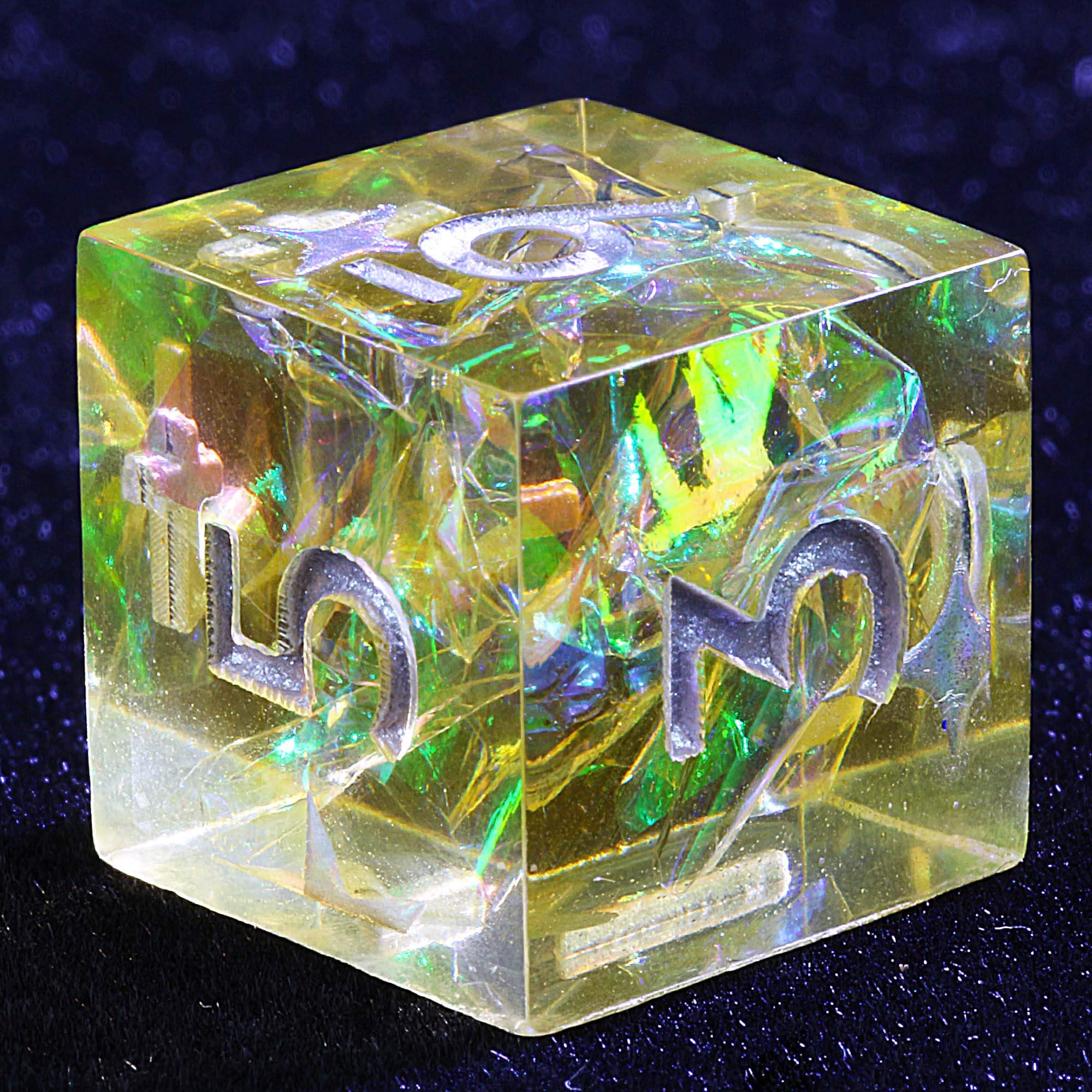 9 Polyhedral Sets D and D Dice Honeycomb Starlight - Dice of Dragons