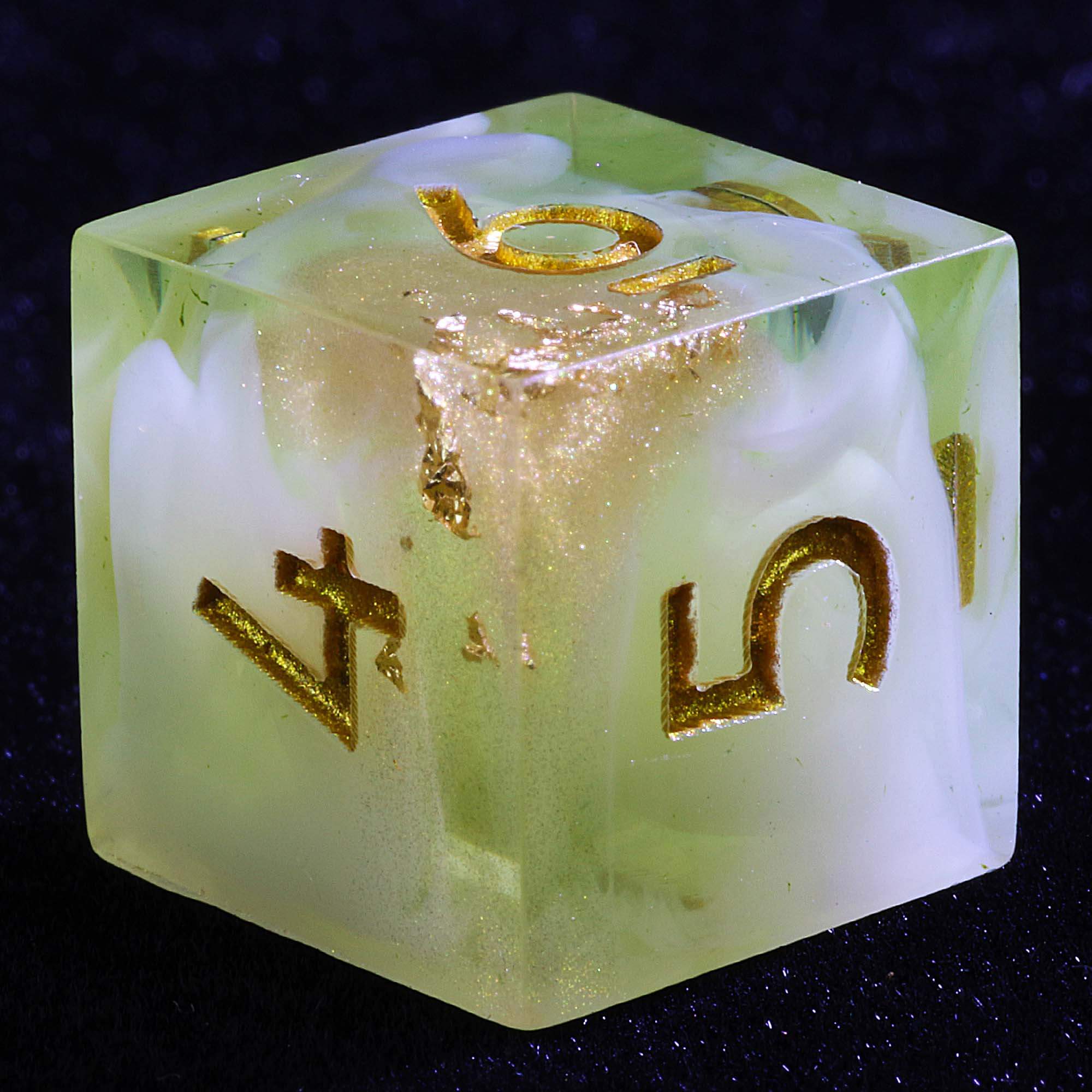 9 Polyhedral Set DD Dice Golden Pastoral - Dice of Dragons