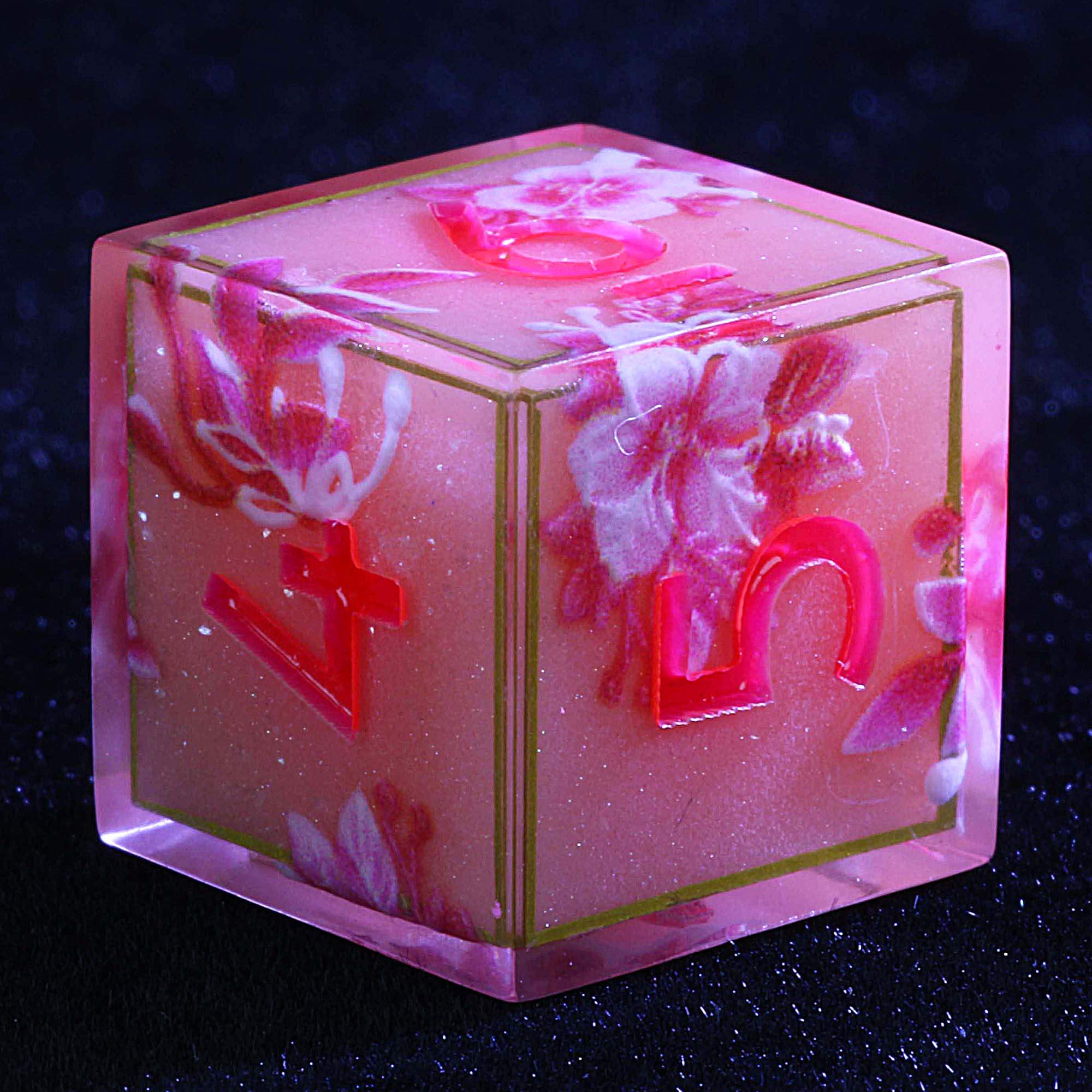 9 Polyhedral Sets Dice D and D Rose Quartz Stardust - Dice of Dragons