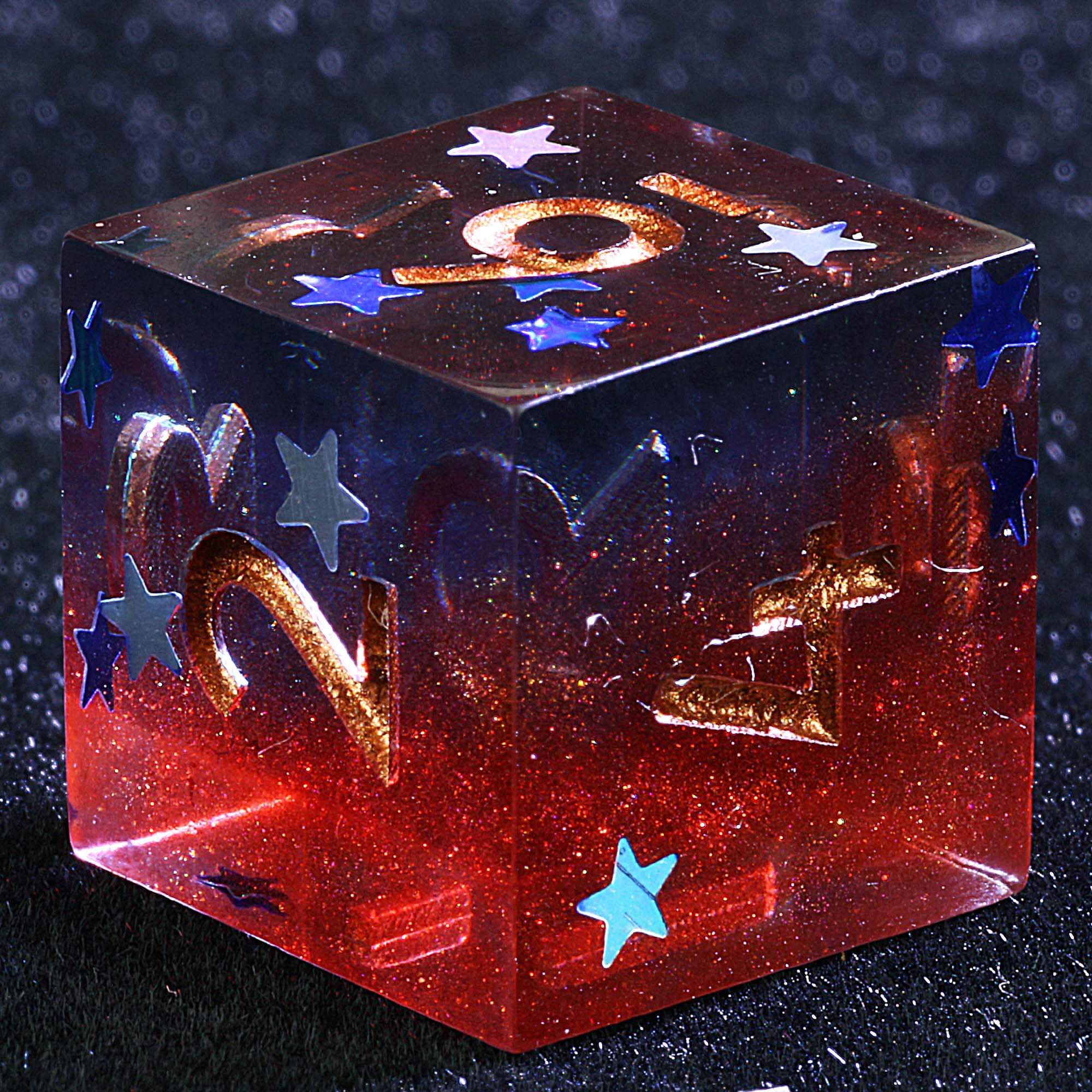 9 Polyhedral Set of D and D Dice Bipolar Nebula - Dice of Dragons