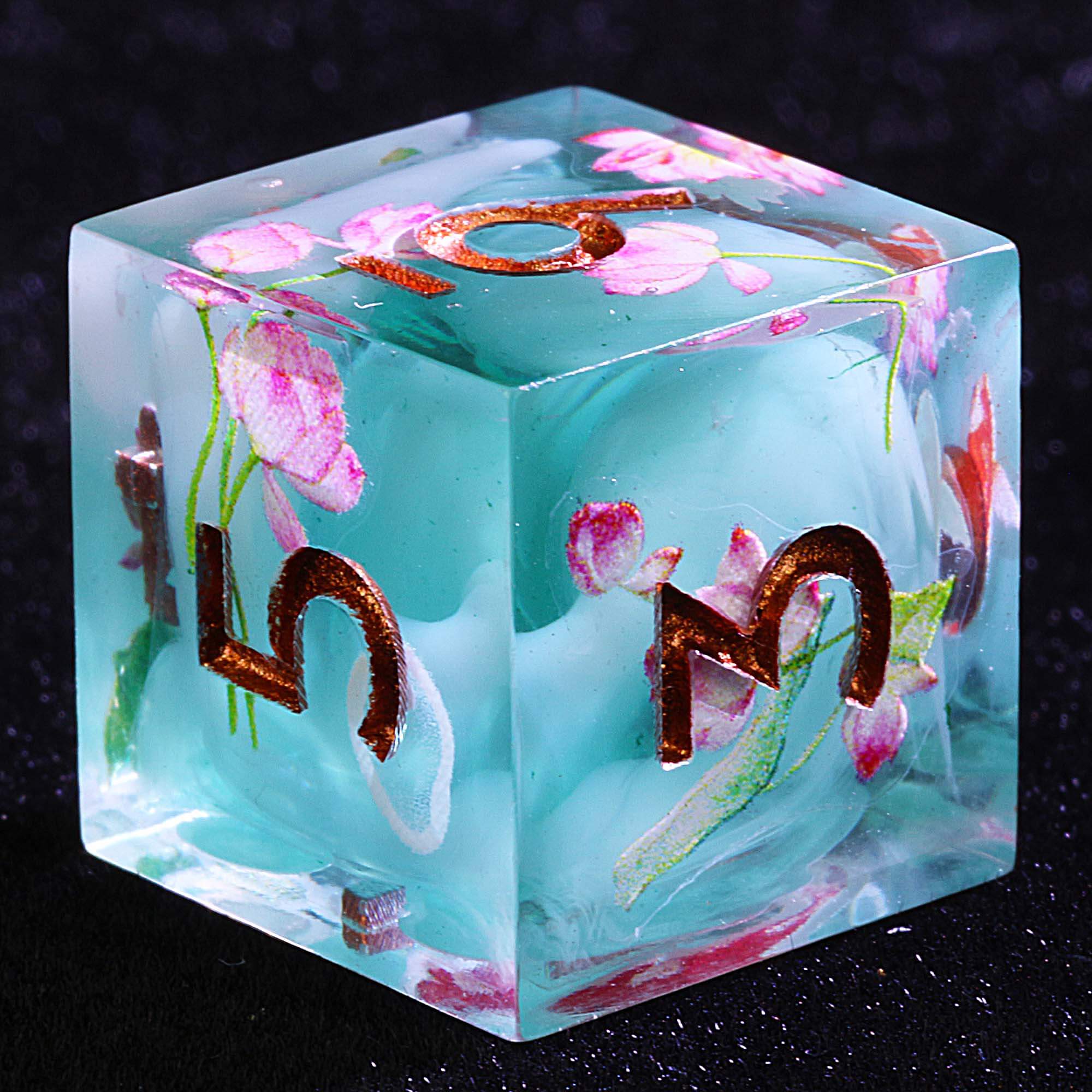 9 Polyhedral Sets of D&D Dice Jade Abyss Oath - Dice of Dragons
