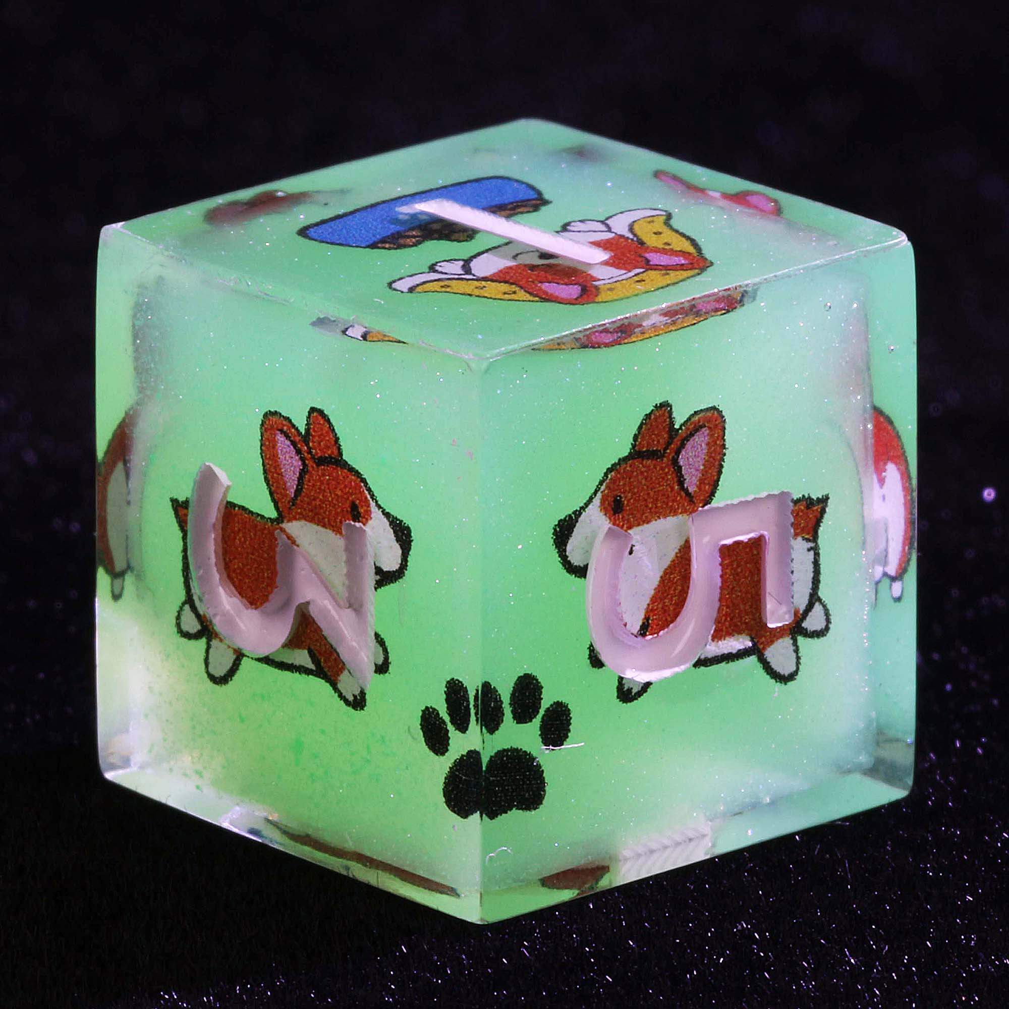 9 Polyhedral Dice Sets DnD Corgi Lucky Adventure - Dice of Dragons