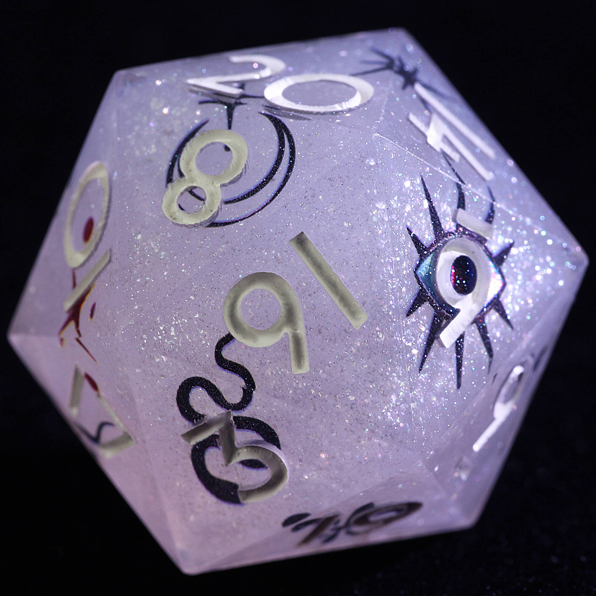 9 Polyhedral Resin D and D Sets Dice Death Gaze Serpent - Dice of Dragons