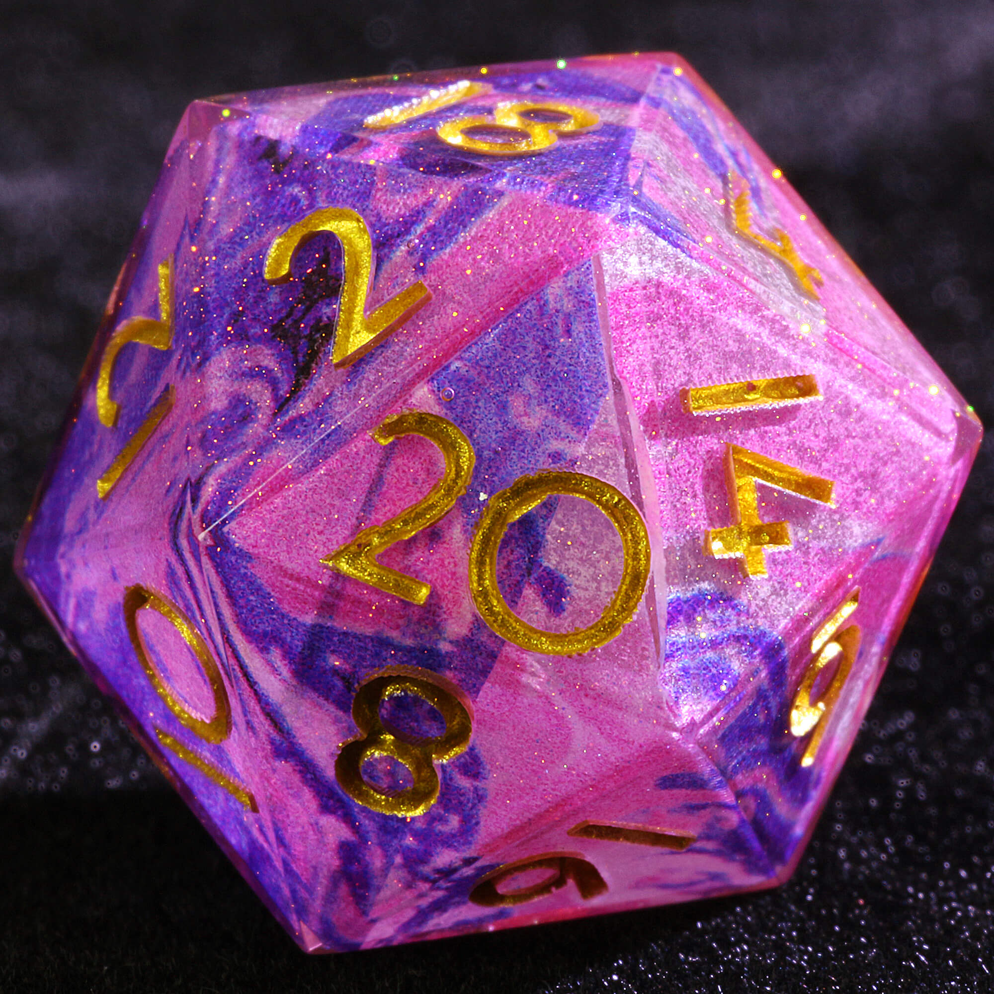 9 Polyhedral Resin Sets D and D Dice Arcane Nebula
