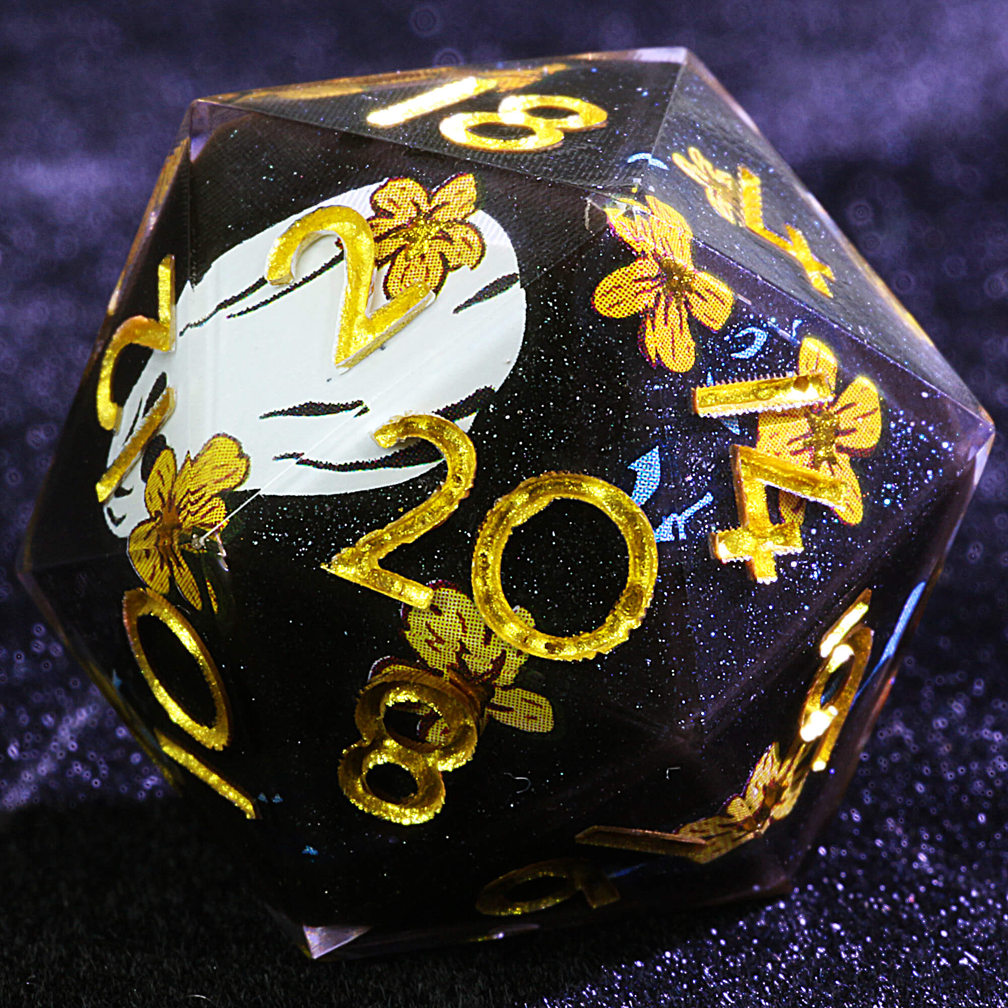 9 Polyhedral Resin Set DD Dice Arcane Avian
