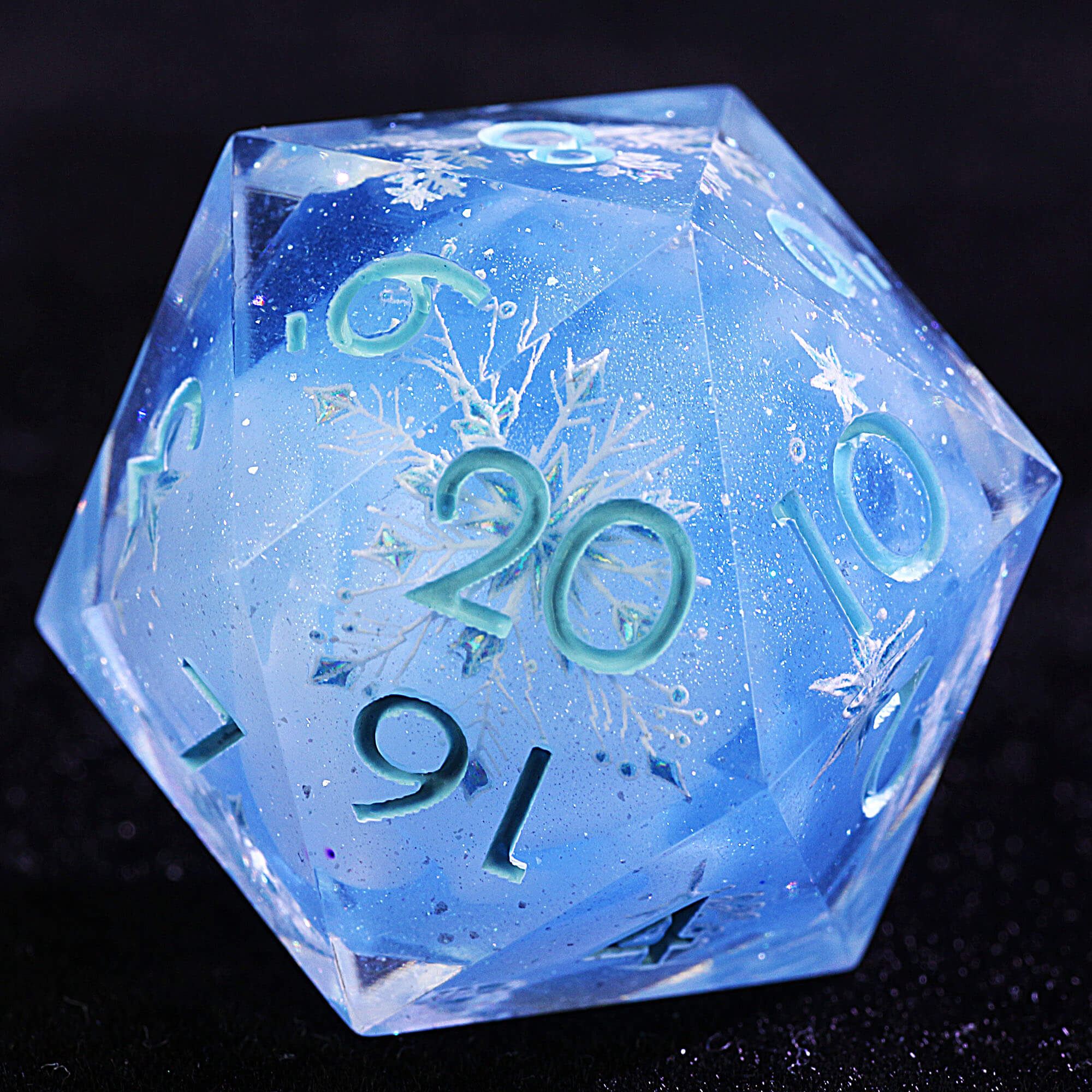 9 Polyhedral Resin Sets Dice DnD Ice and Snow World - Dice of Dragons