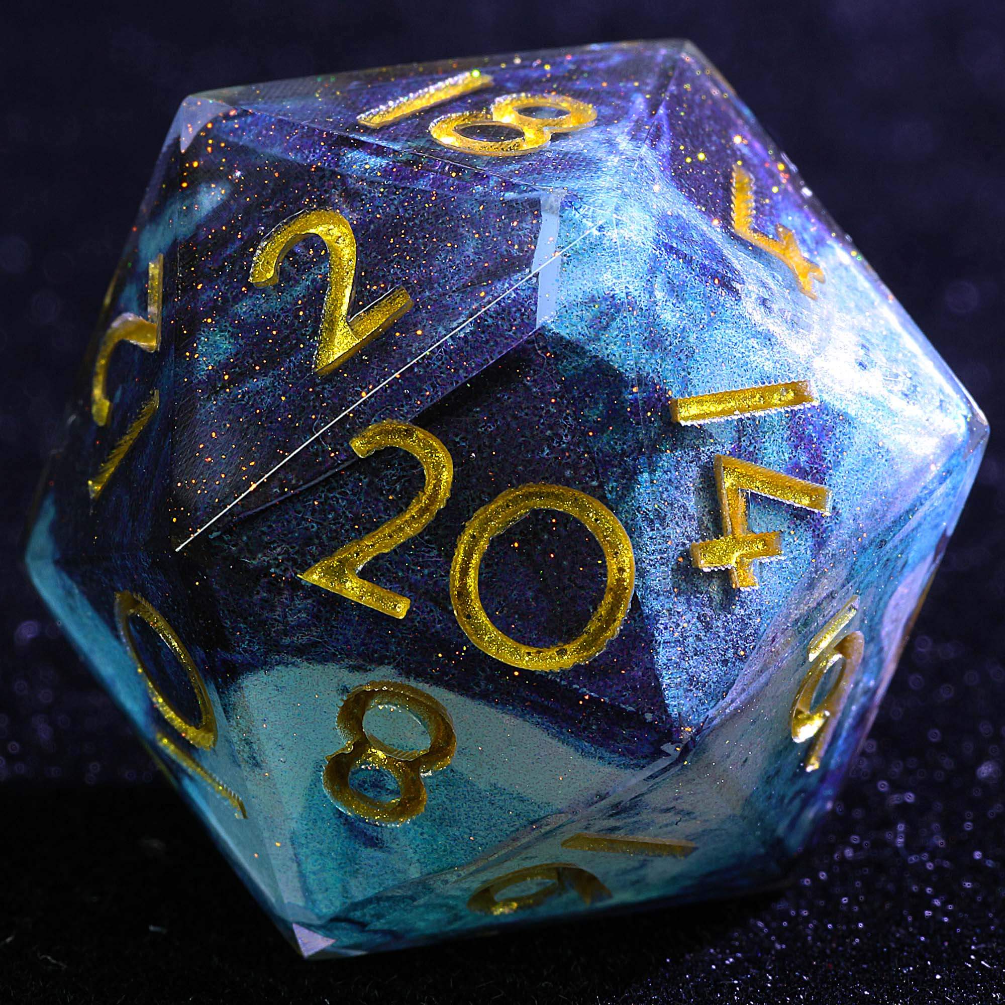 9 Polyhedral Resin Sets of Dice DD Mossy Crumbling Bank - Dice of Dragons