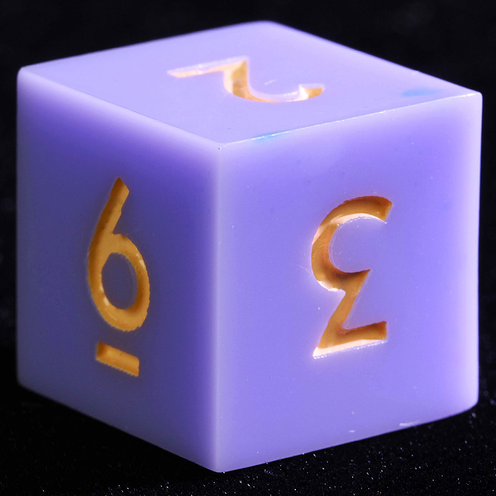 9 Polyhedral Resin Sets D and D Dice Dusk Cloud Cocoon - Dice of Dragons