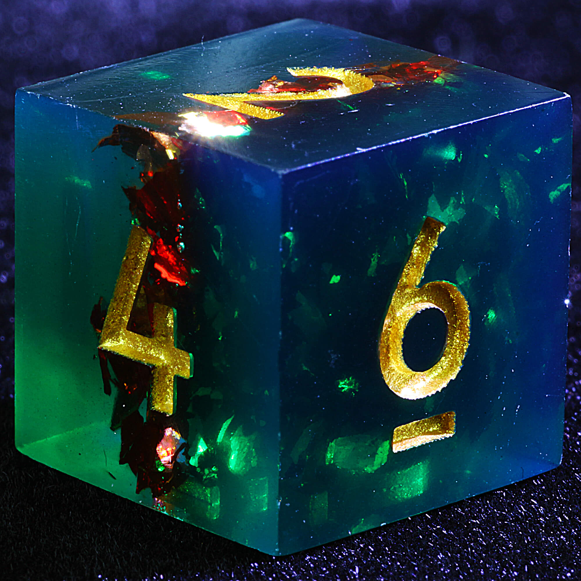 9 Polyhedral Resin Sets DD Dice Abyssal Blood