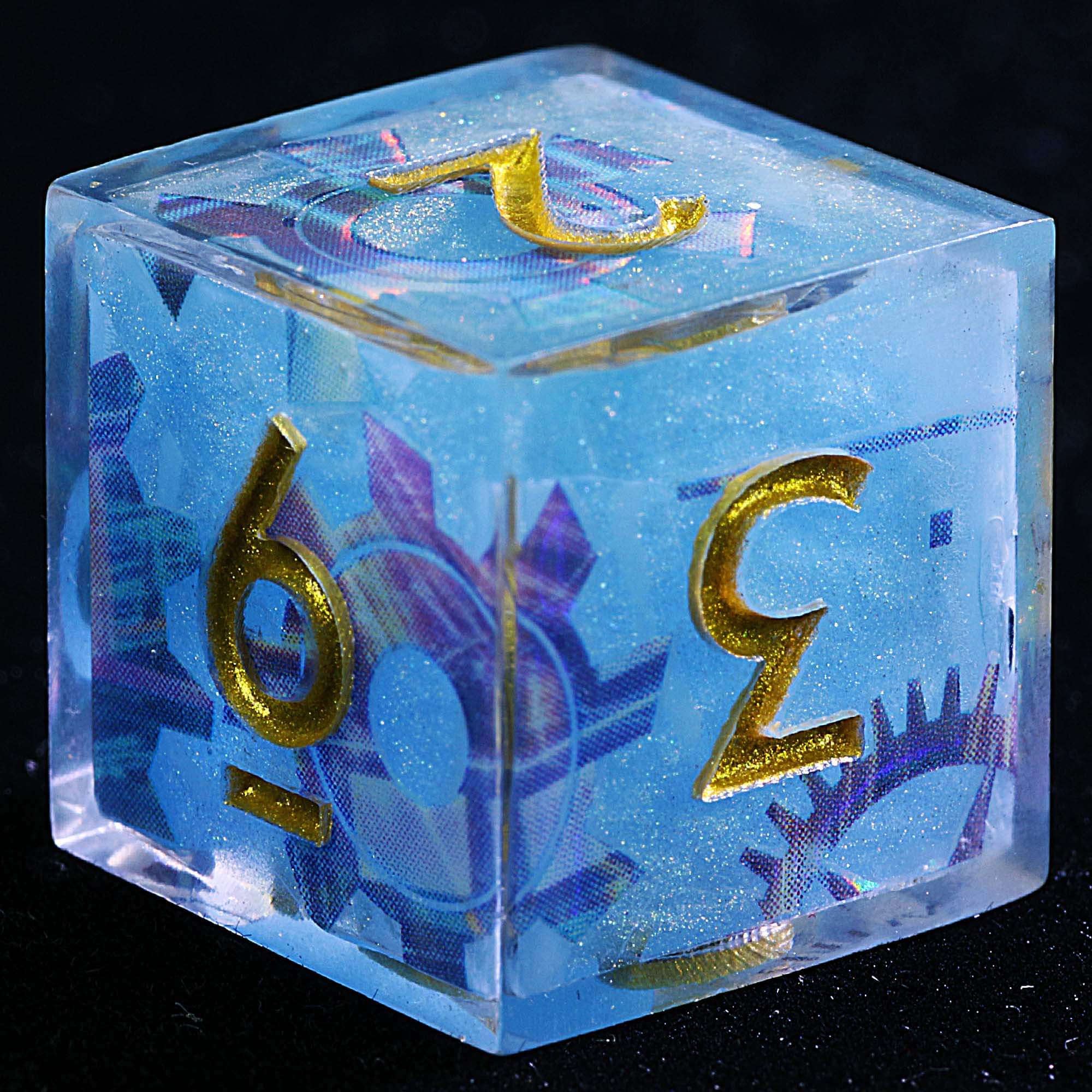 9 Polyhedral Resin Sets of Dice D&D Gear Weaving Web - Dice of Dragons