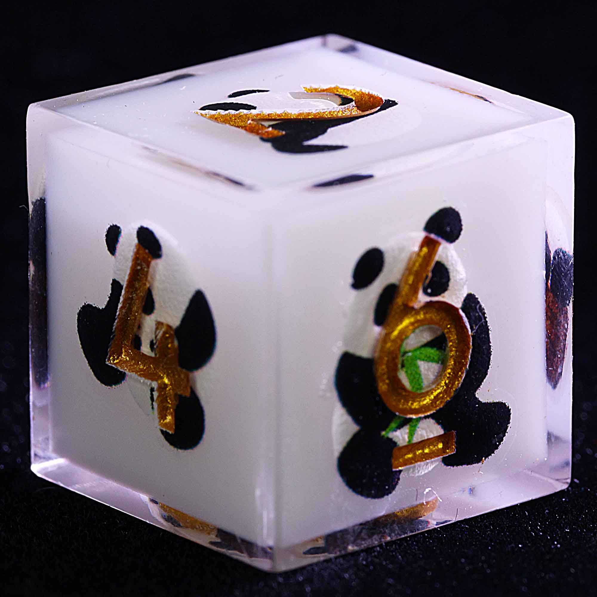 9 Polyhedral Resin Sets of D&D Dice Cute Panda