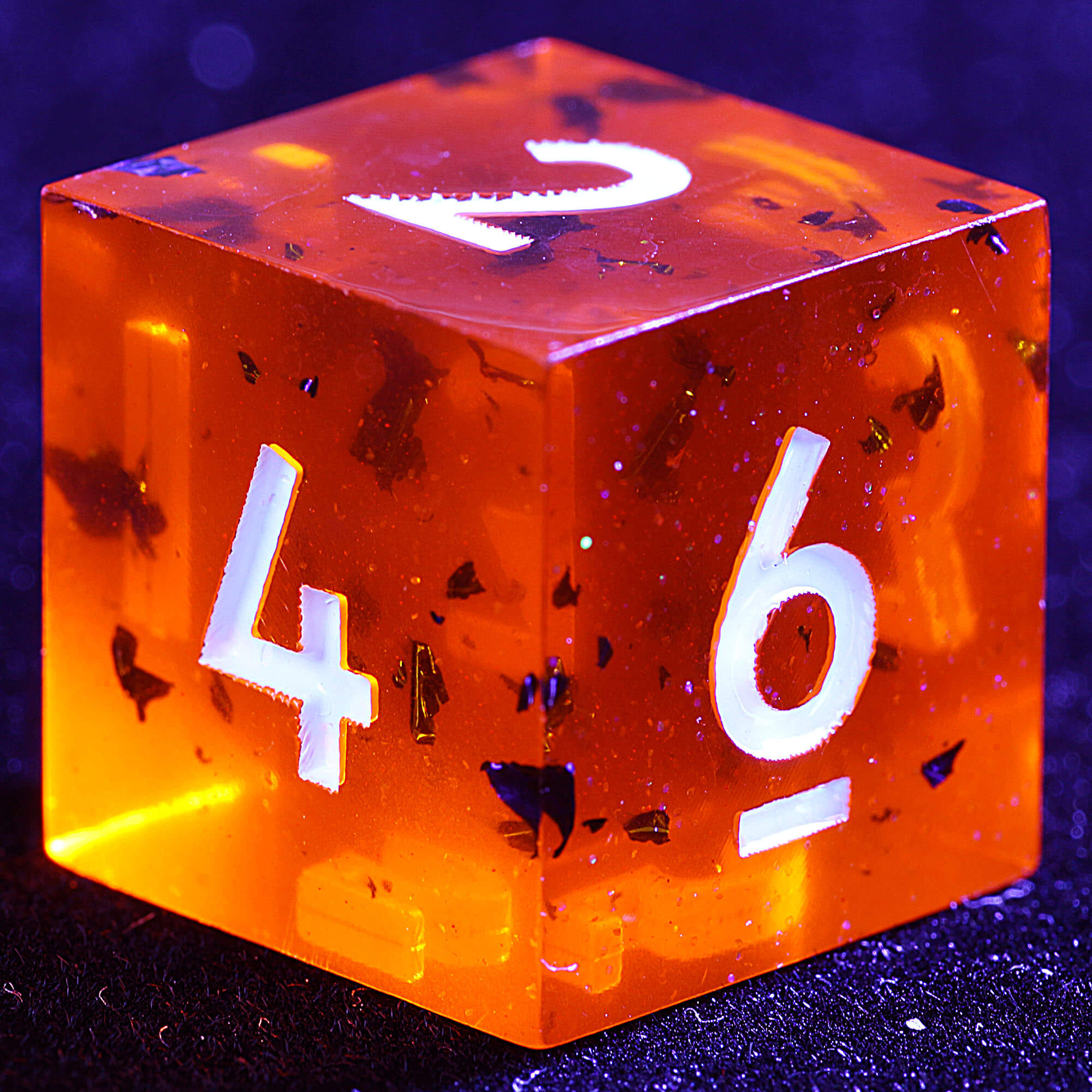9 Polyhedral Resin DD Sets Dice Scarlet Seed Nocturne - Dice of Dragons