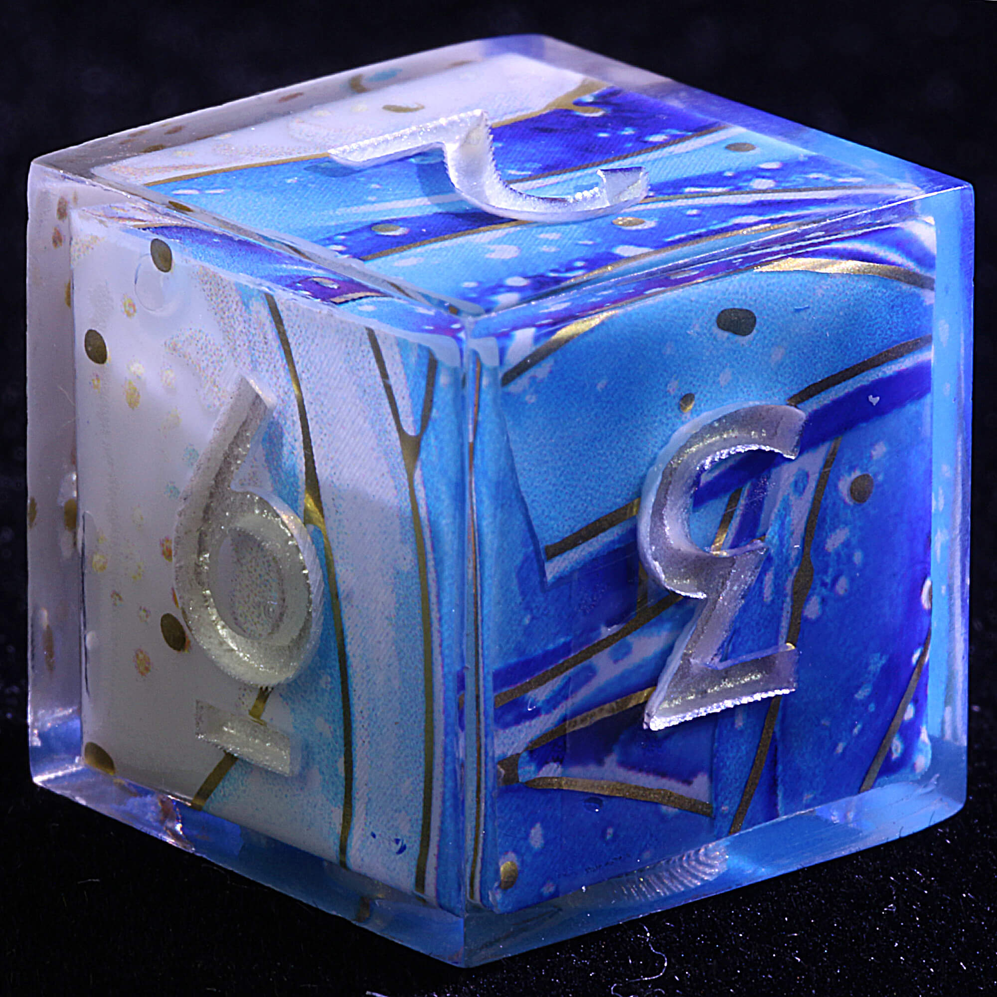 9 Polyhedral Resin DD Sets of Dice Saltspray - Dice of Dragons