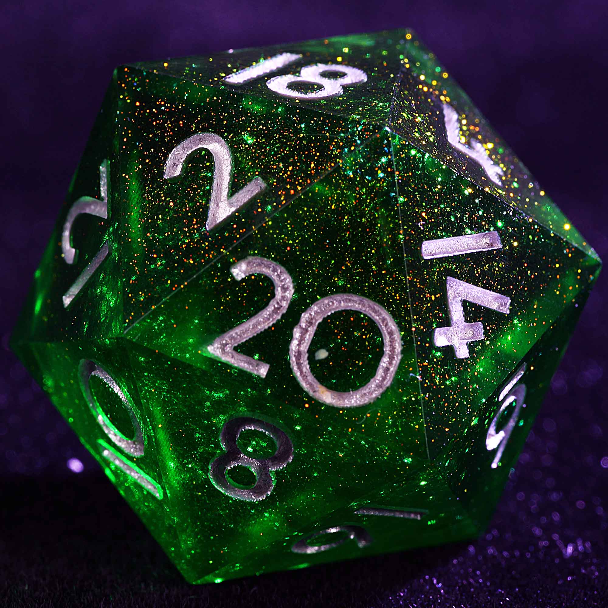 9 Polyhedral Resin Dice Sets DnD Glacial Chroma Mirage