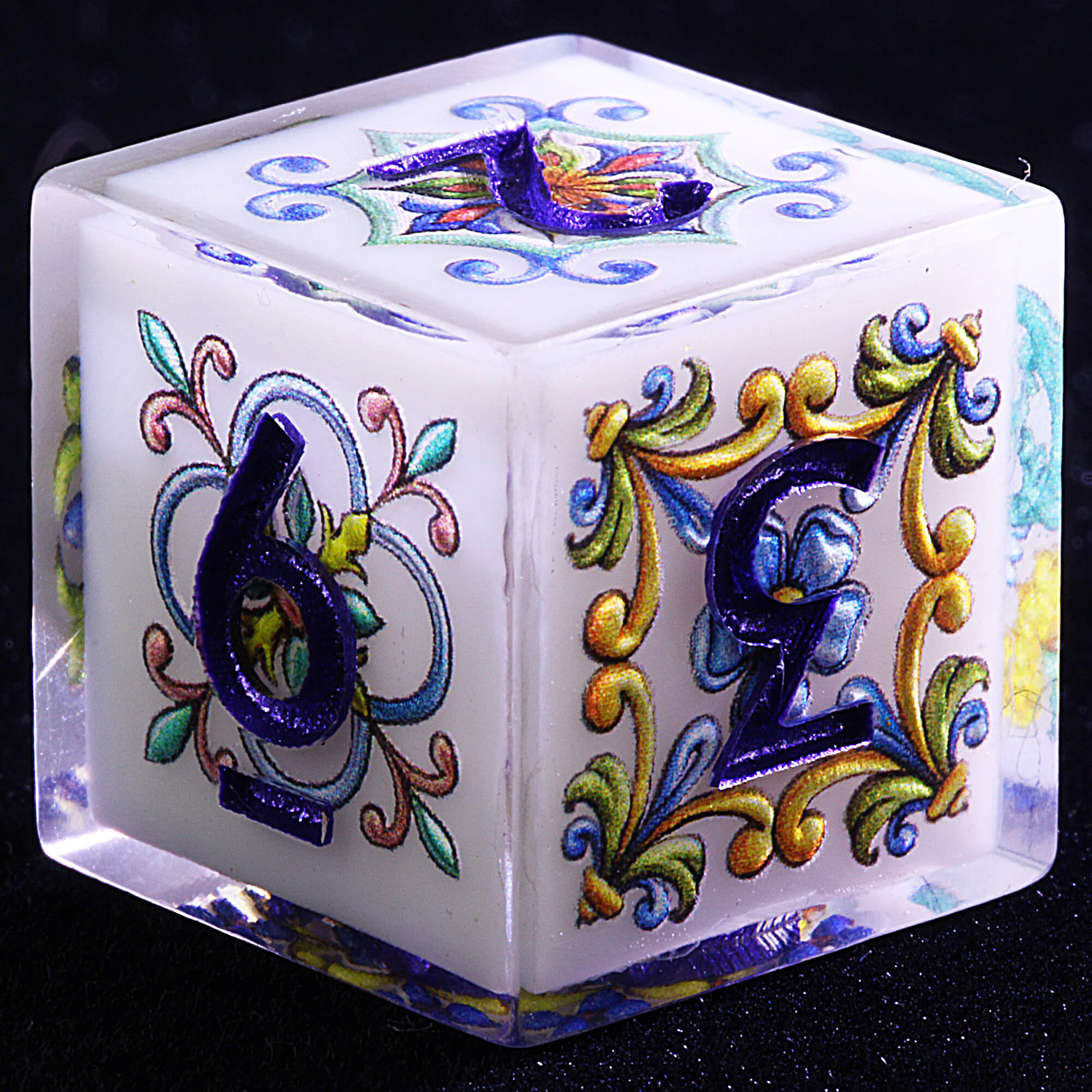 9 Polyhedral Resin Dice Sets D&D Fey Garden