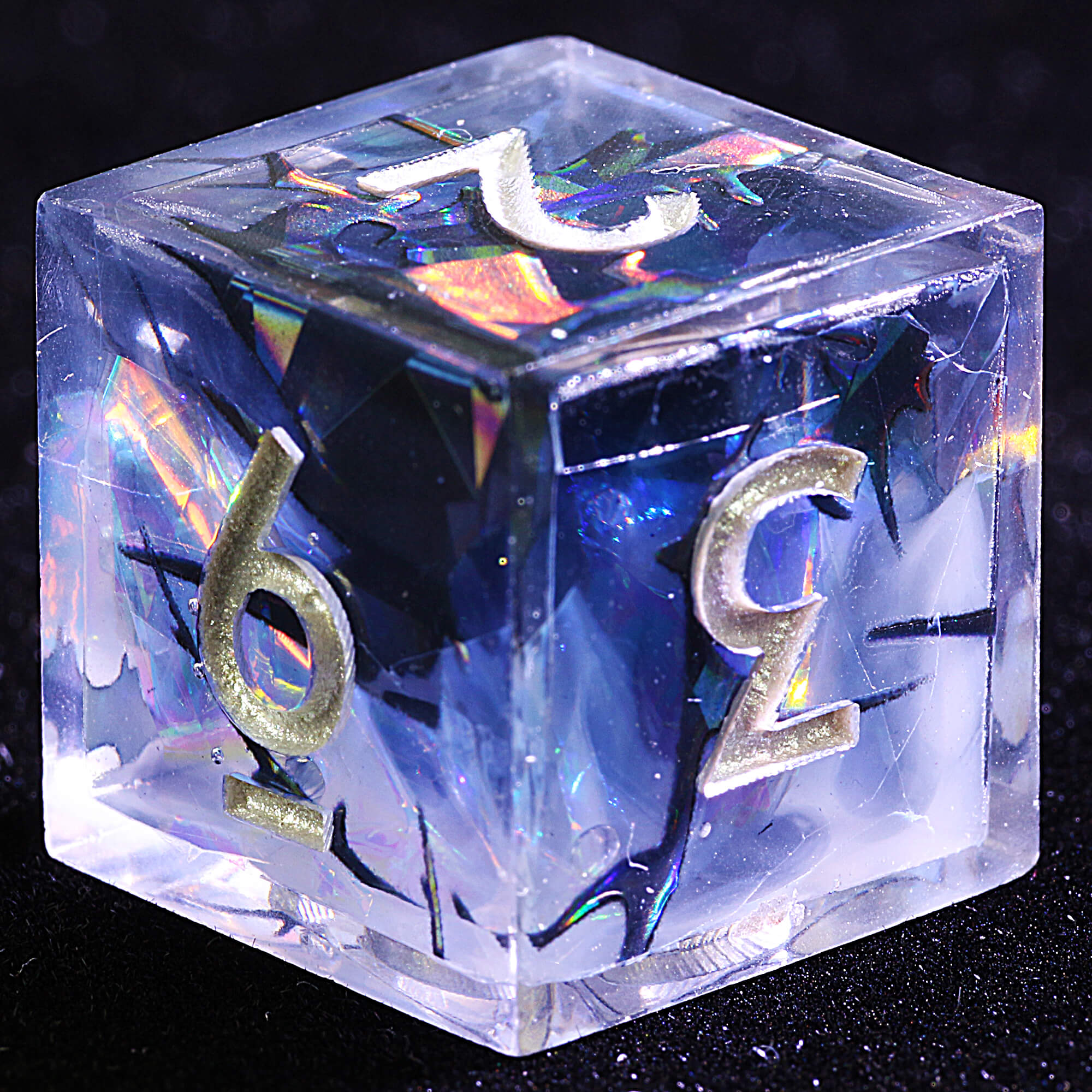 9 Polyhedral Resin Dice DD Sets Black Thorn - Dice of Dragons