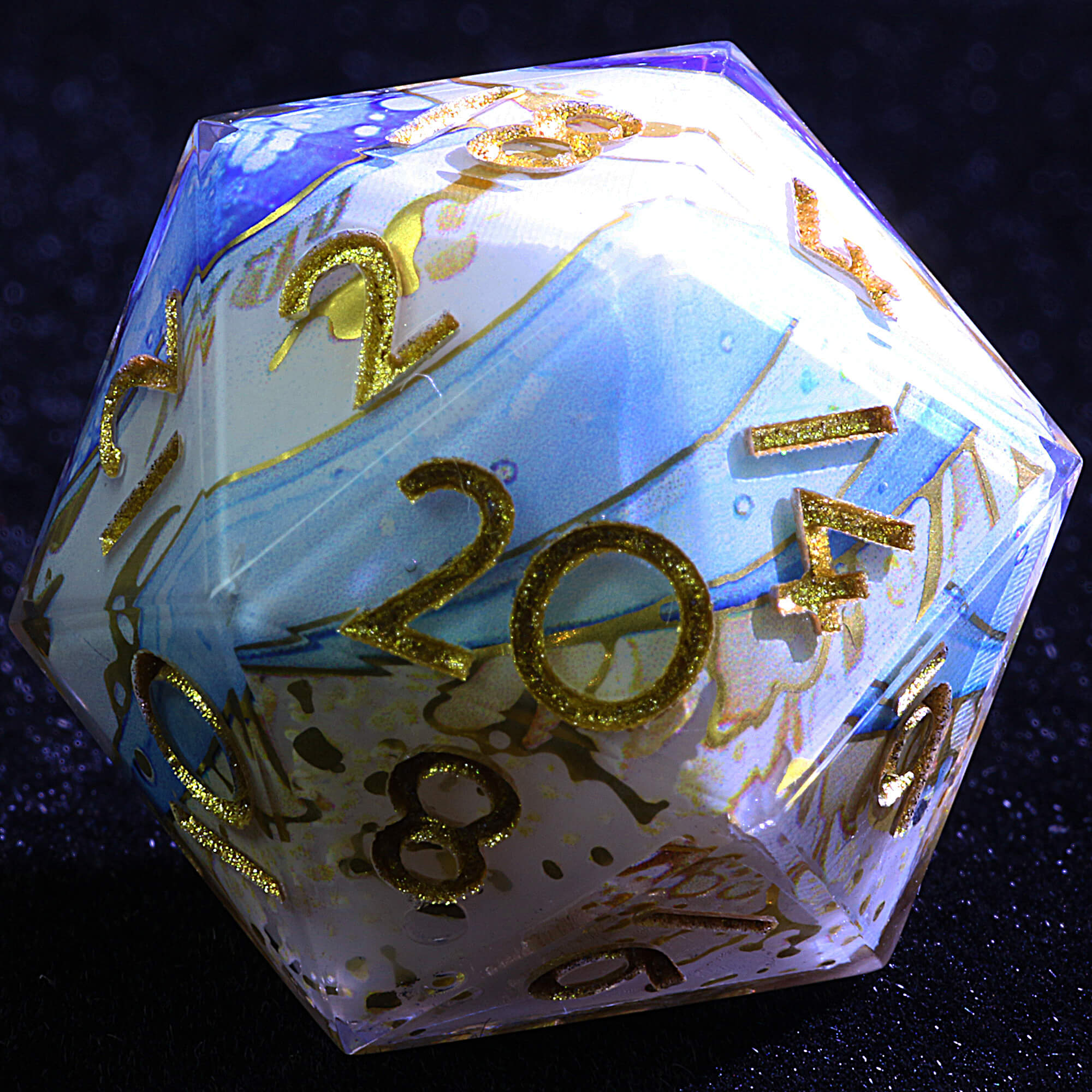 9 Polyhedral Resin D&D Sets of Dice Surge - Dice of Dragons