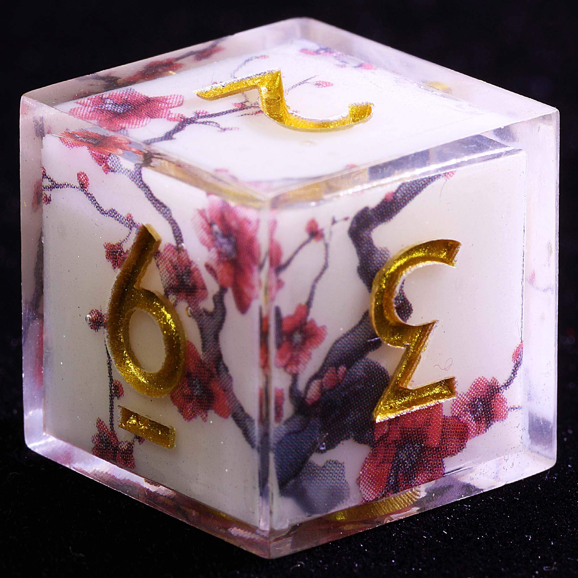 9 Polyhedral Resin D&D Sets of Dice Cold Plum - Dice of Dragons
