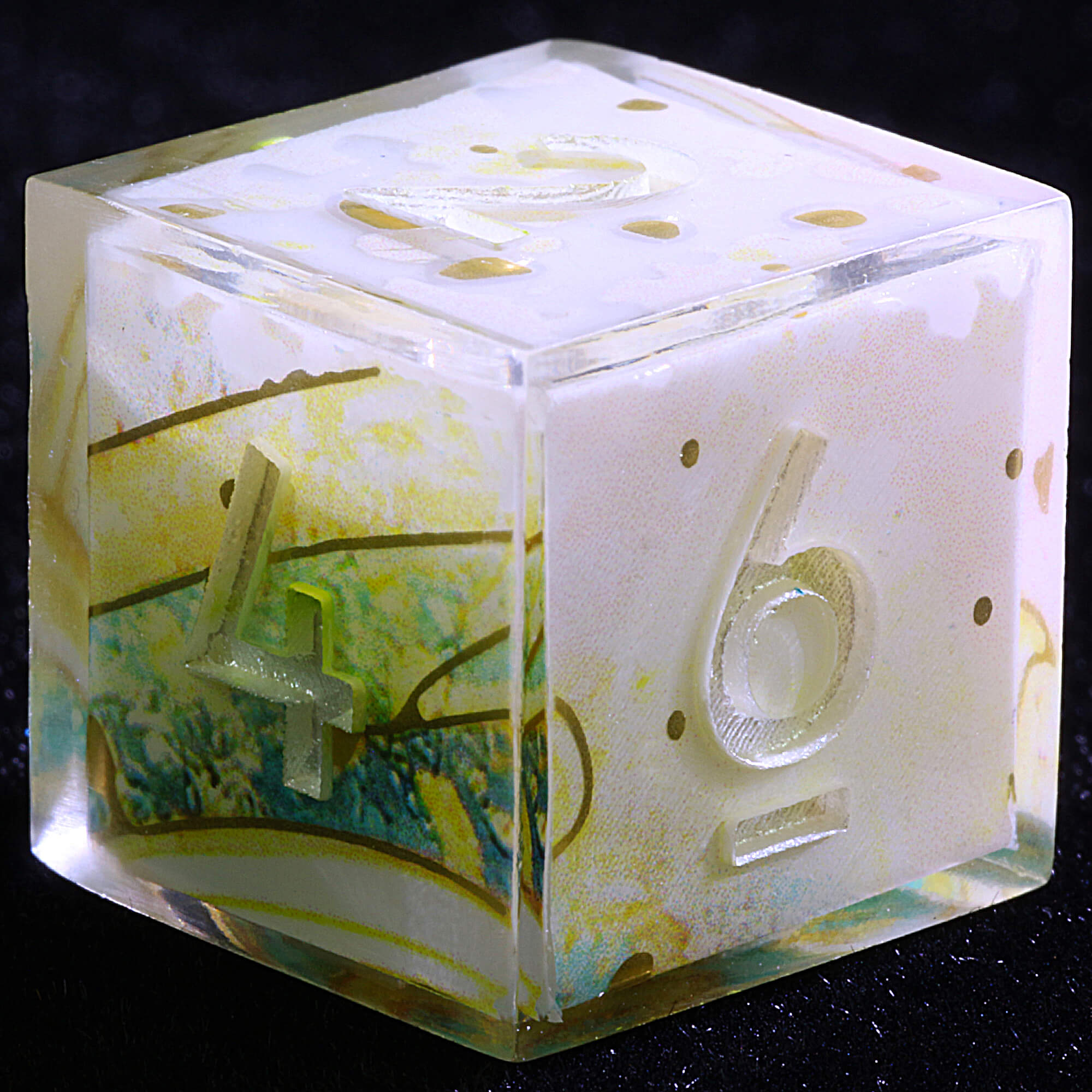 9 Polyhedral Resin DnD Sets of Dice Nova Gleam - Dice of Dragons