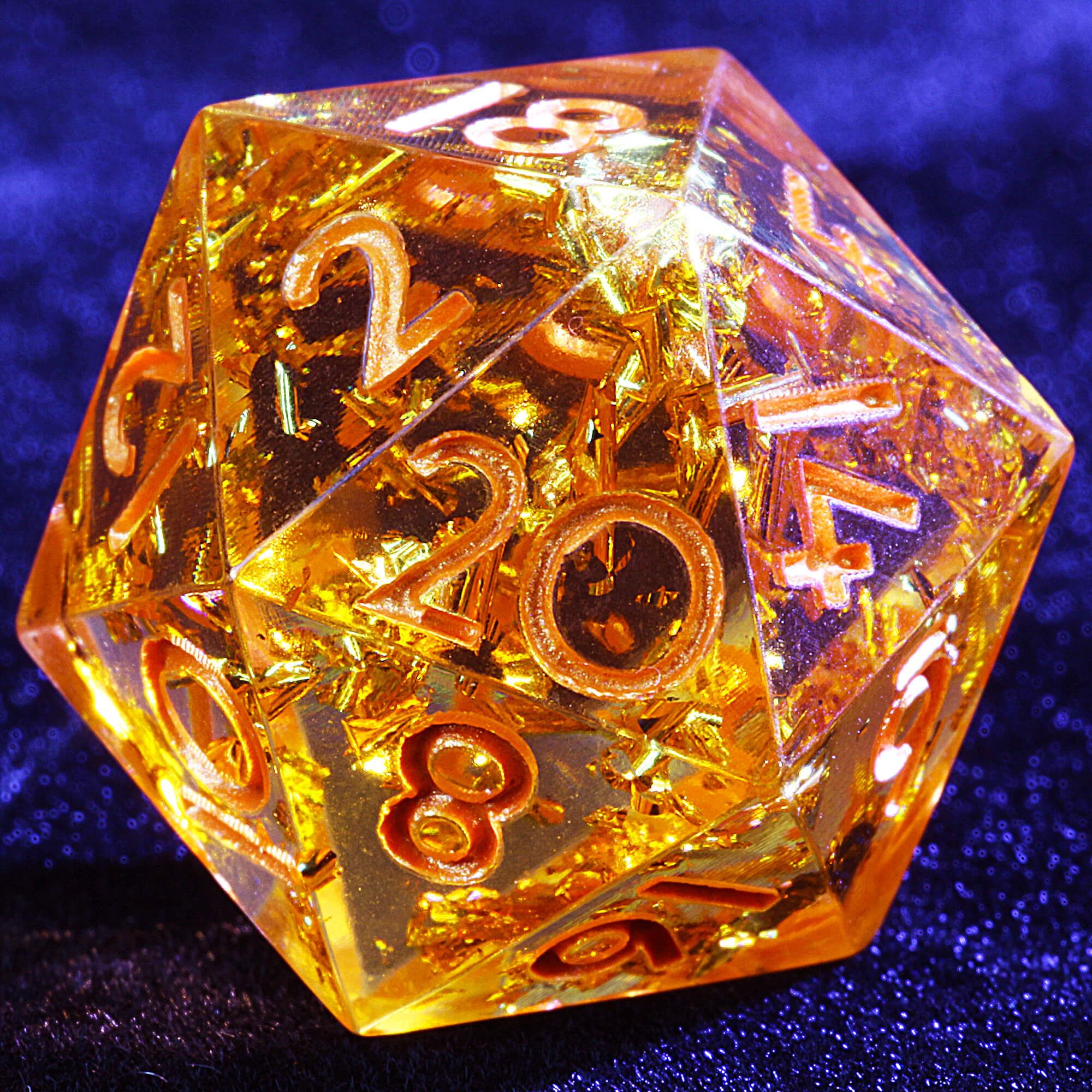 9 Polyhedral Resin D&D Dice Set Dragon Hoard