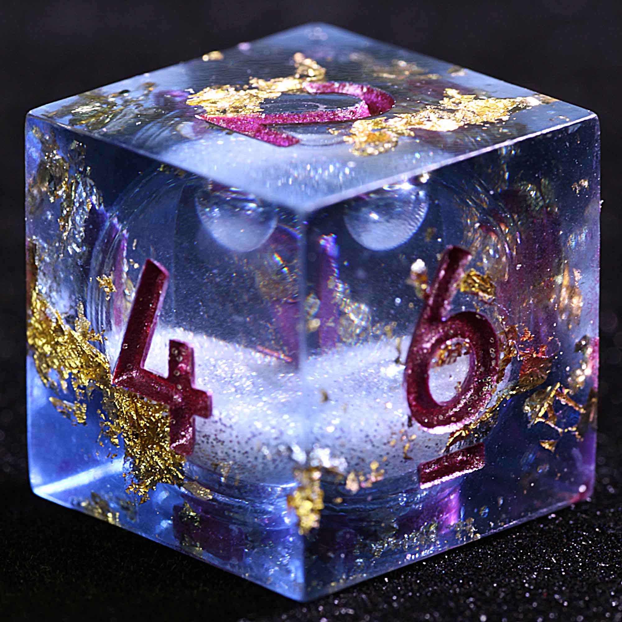 9 Polyhedral Resin Liquid Core DnD Dice Sets Tidal Sands Chronos