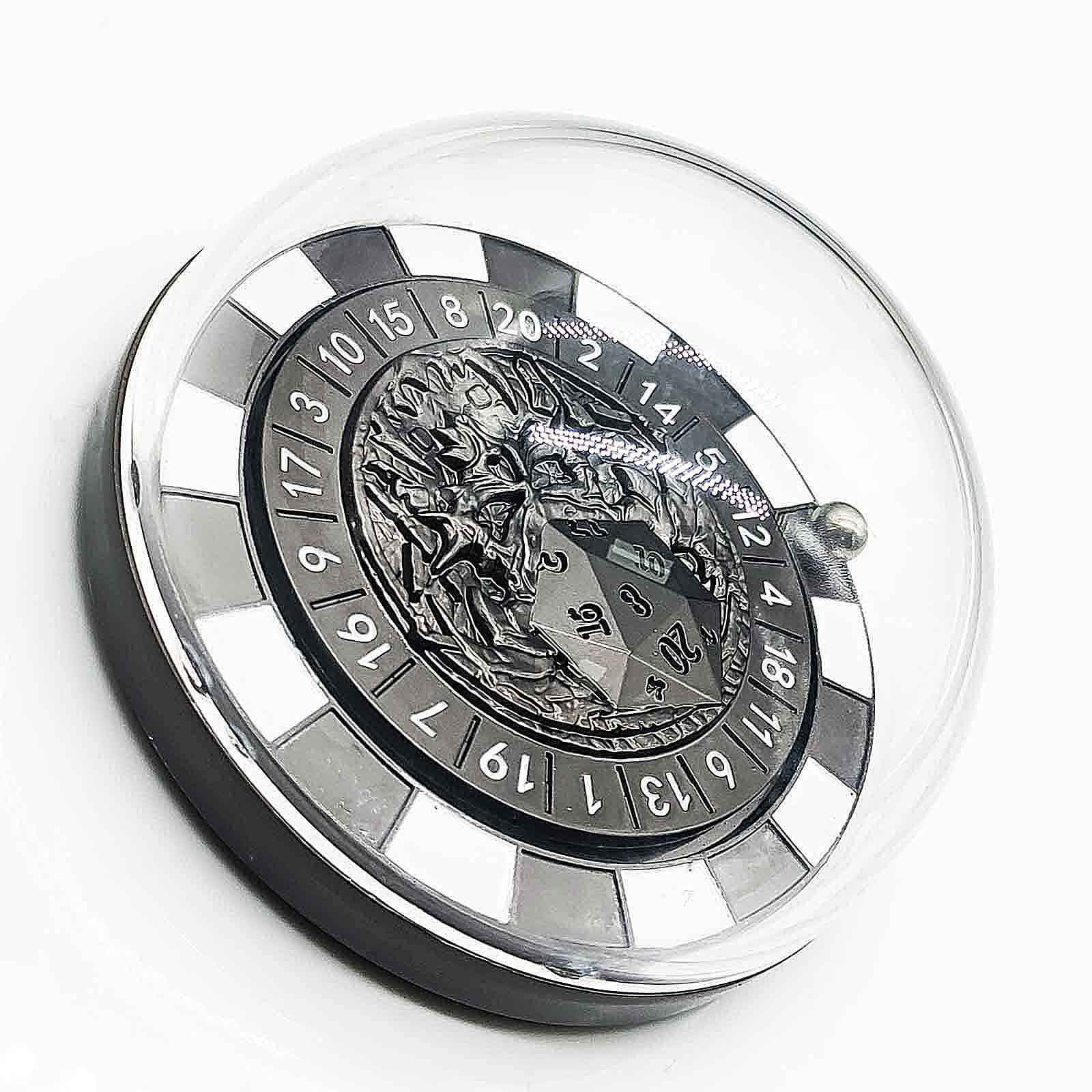 Ball Bearing Metal DnD Roulette Wheel Dice D20 - Dice of Dragons